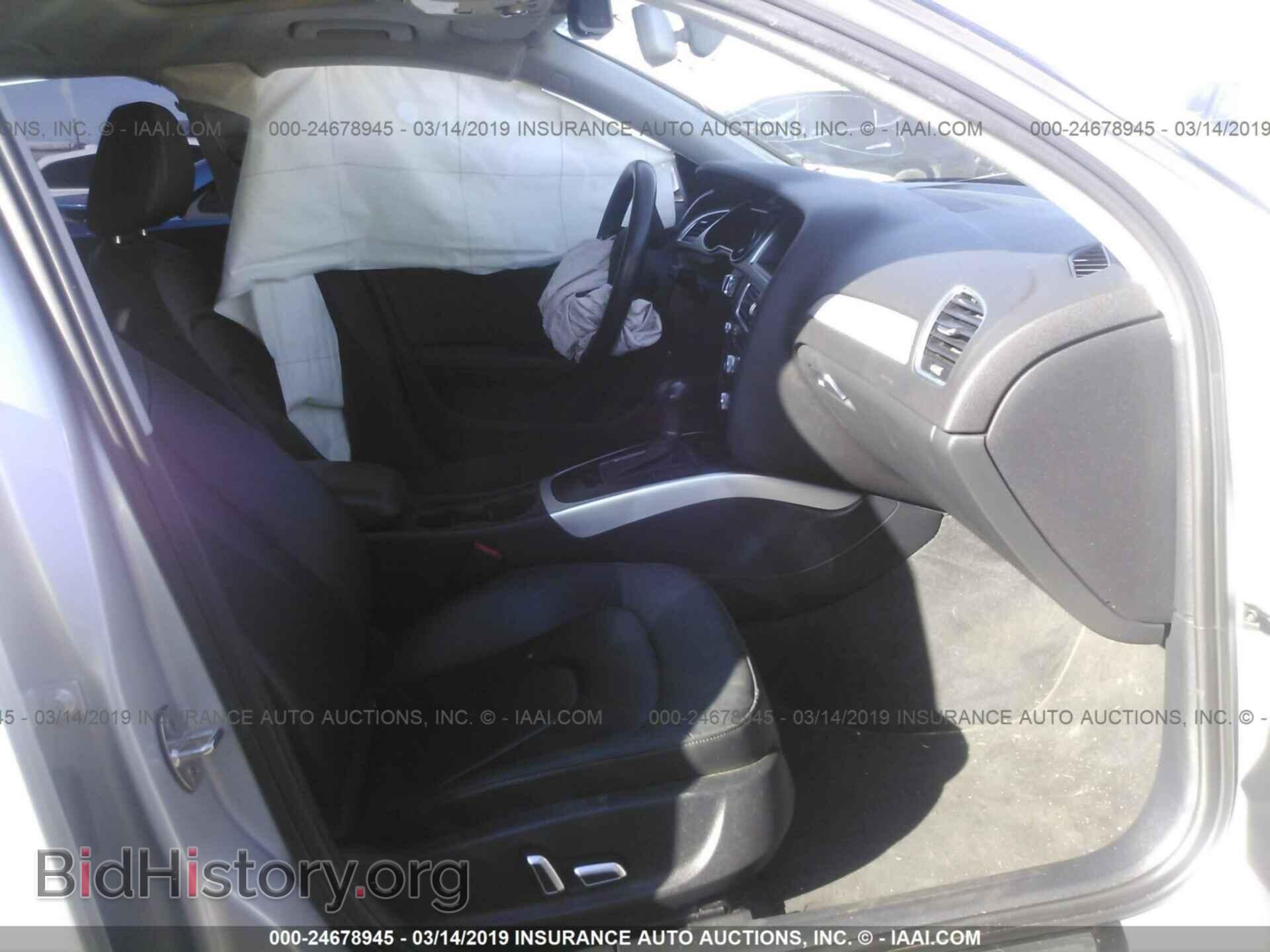 2013 AUDI A4 - VIN: WAUAFAFL3DN022641 - Фото 5