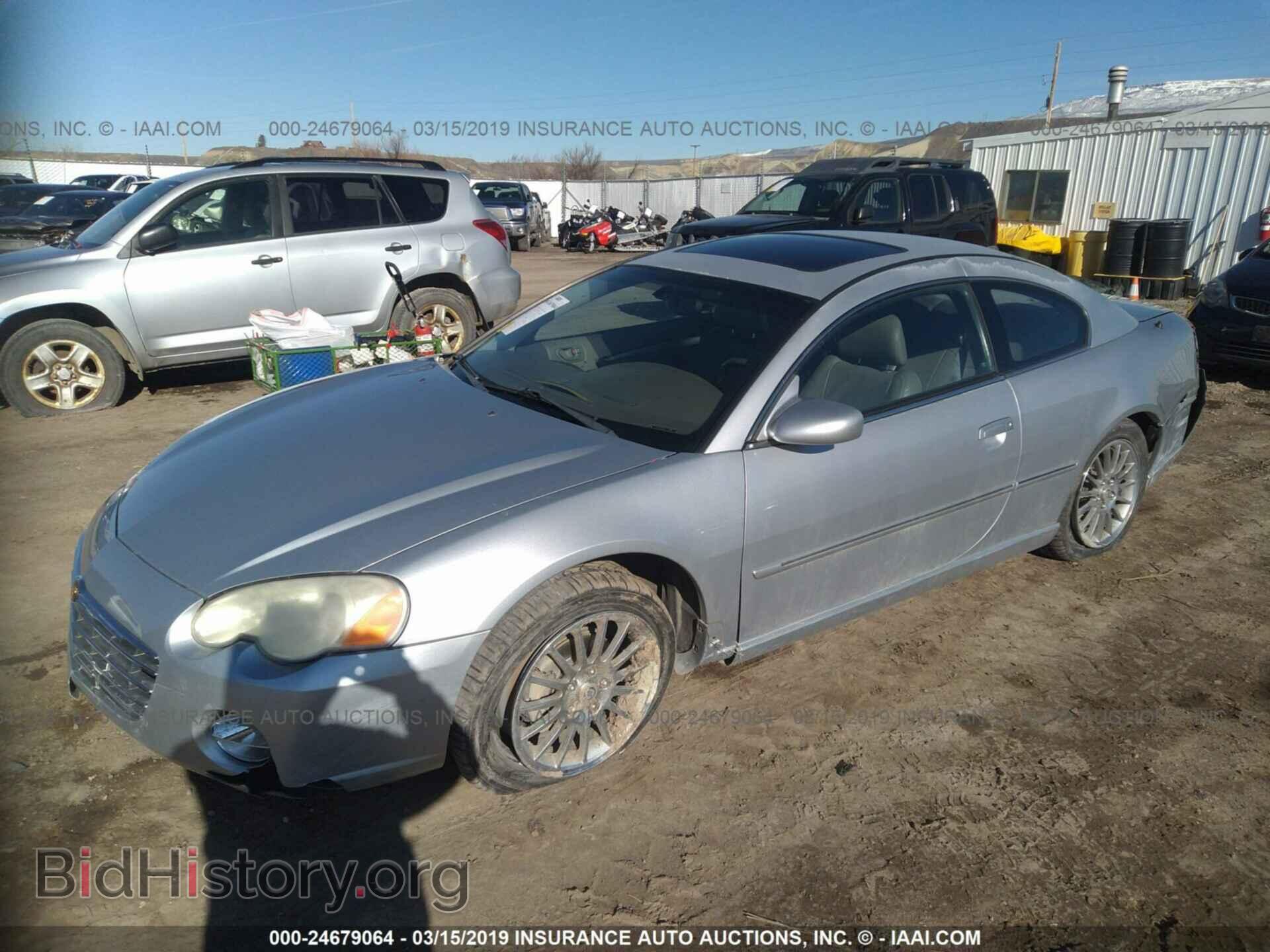 2004 CHRYSLER SEBRING - VIN: 4C3AG52H64E031040 - Фото 2