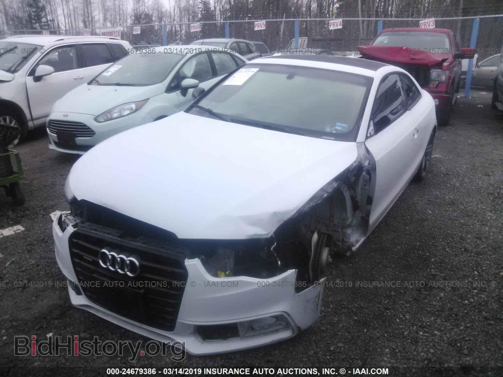 2014 AUDI A5 - VIN: WAUSFAFRXEA061969 - Фото 2