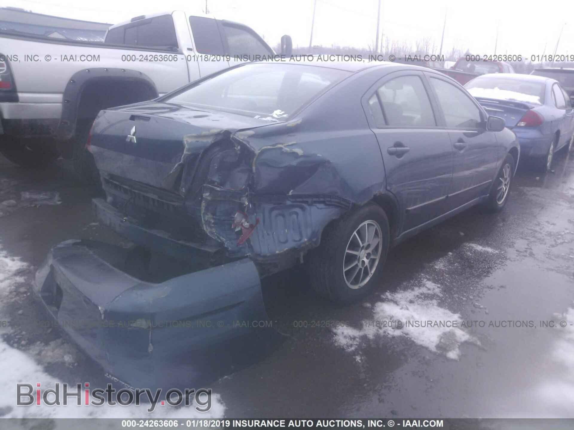 2004 MITSUBISHI GALANT - VIN: 4A3AB46S04E114214 - Фото 4
