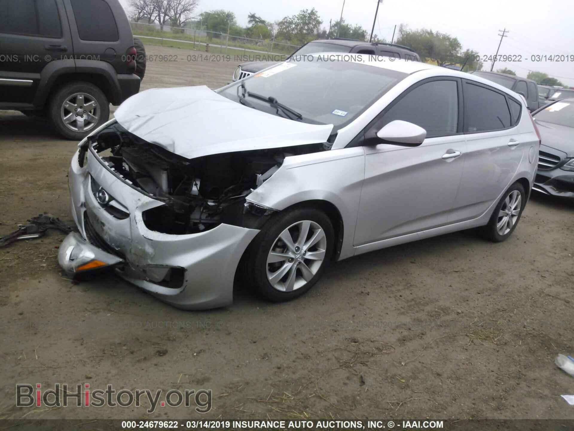 2012 HYUNDAI ACCENT - VIN: KMHCU5AE3CU056533 - Фото 2