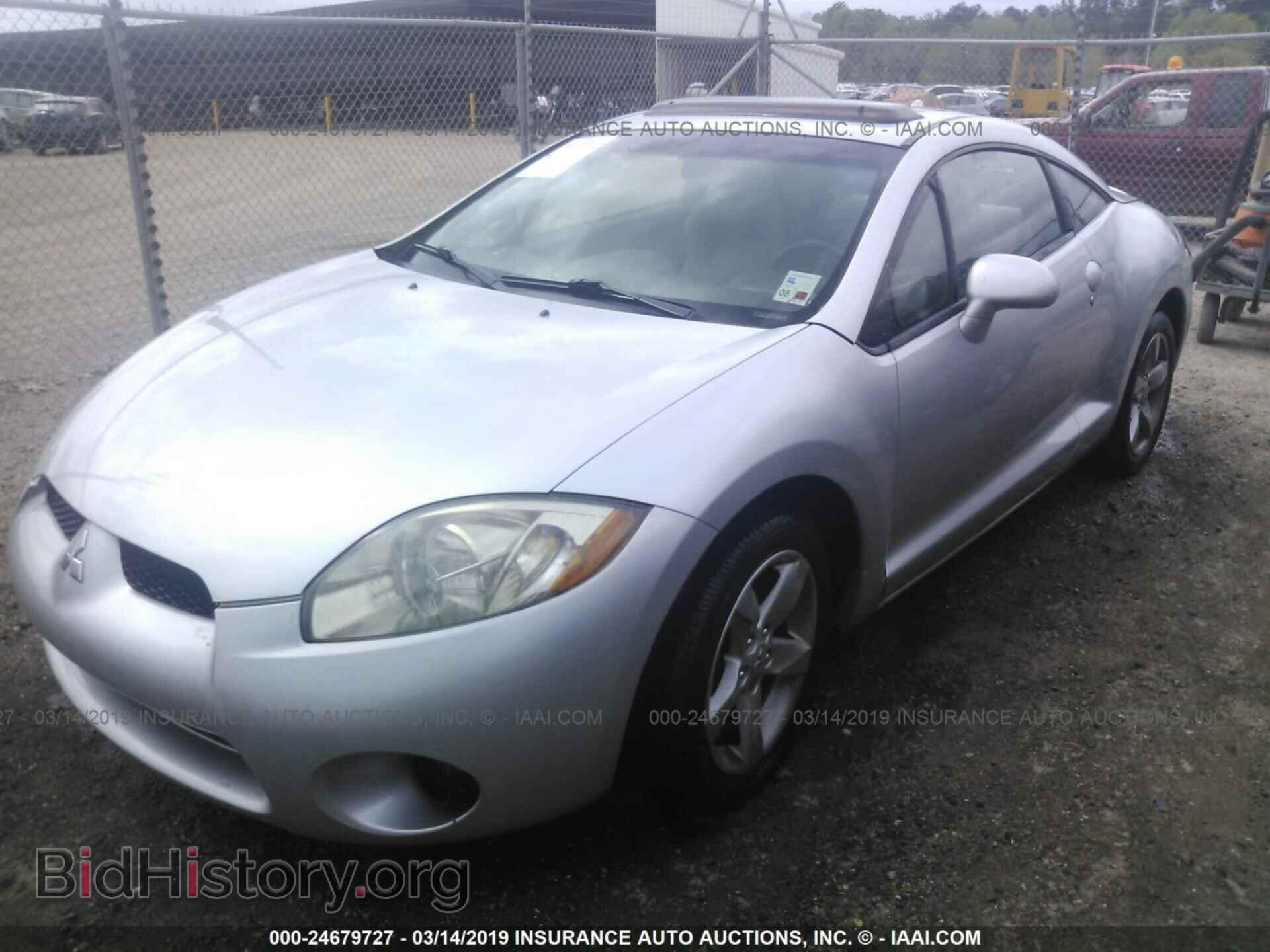 2007 MITSUBISHI ECLIPSE - VIN: 4A3AK24F97E006141 - Фото 2