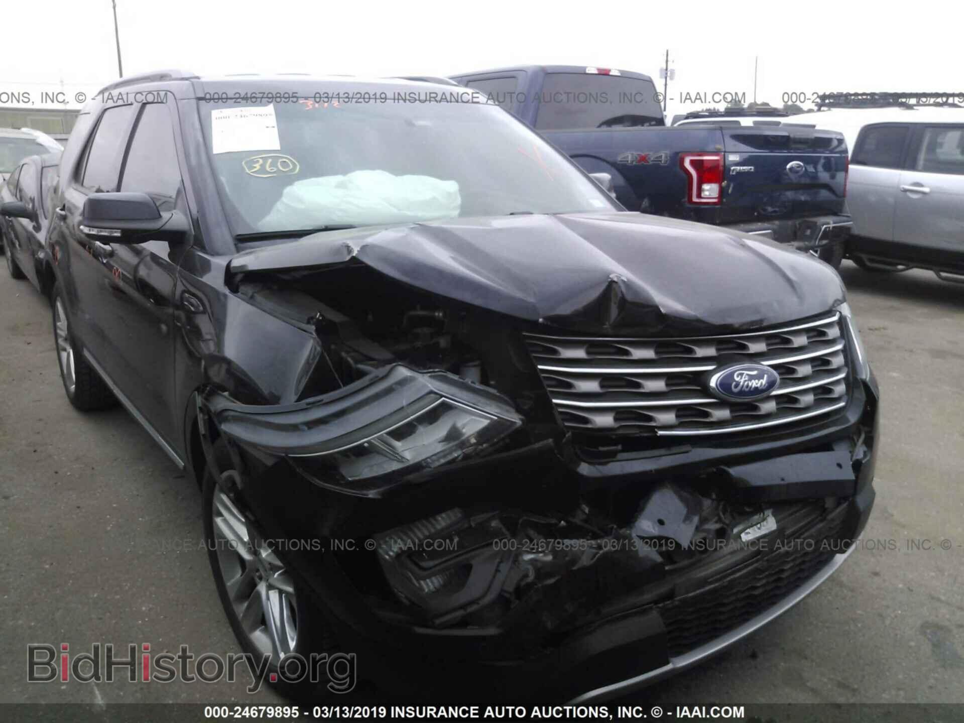 Фотография 1FM5K7D85GGC57371 - FORD EXPLORER 2016