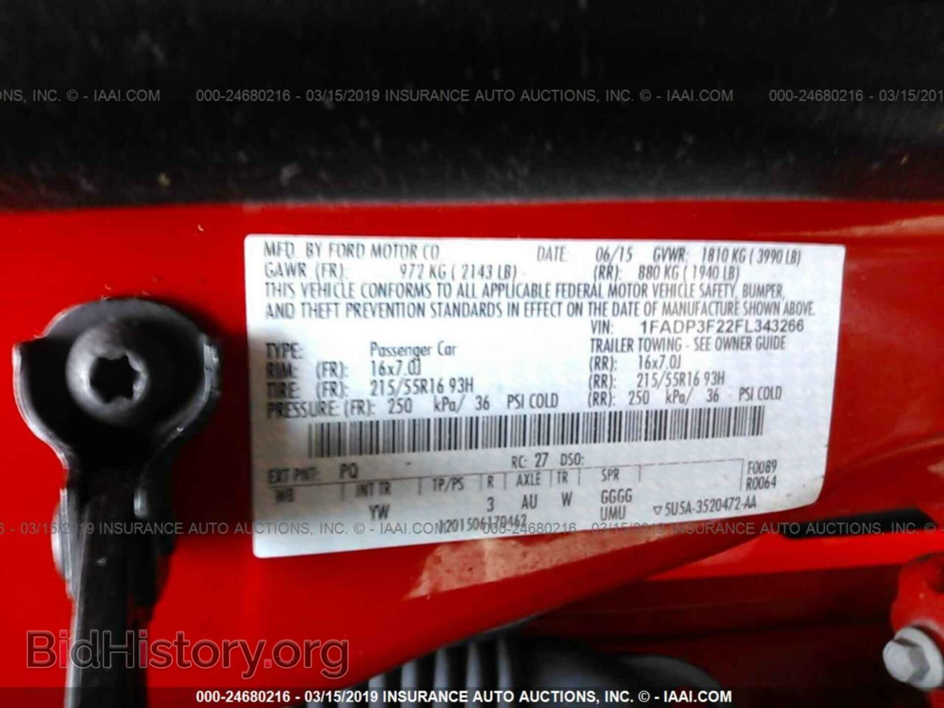 2015 FORD FOCUS - VIN: 1FADP3F22FL343266 - Photo 9