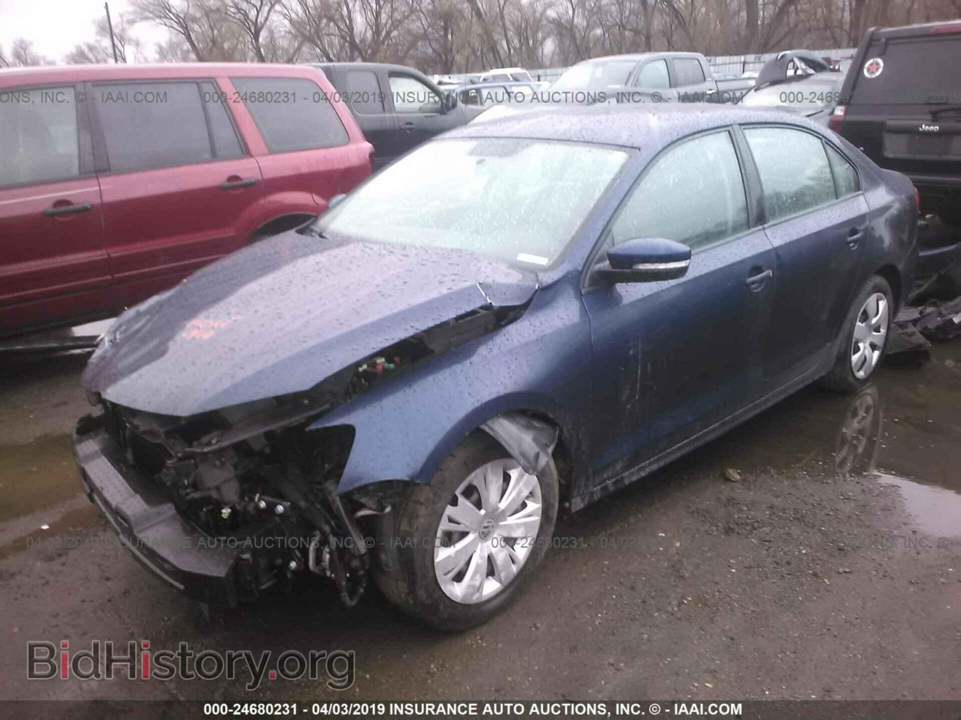 2014 VOLKSWAGEN JETTA - VIN: 3VWD17AJ3EM402904 - Фото 2