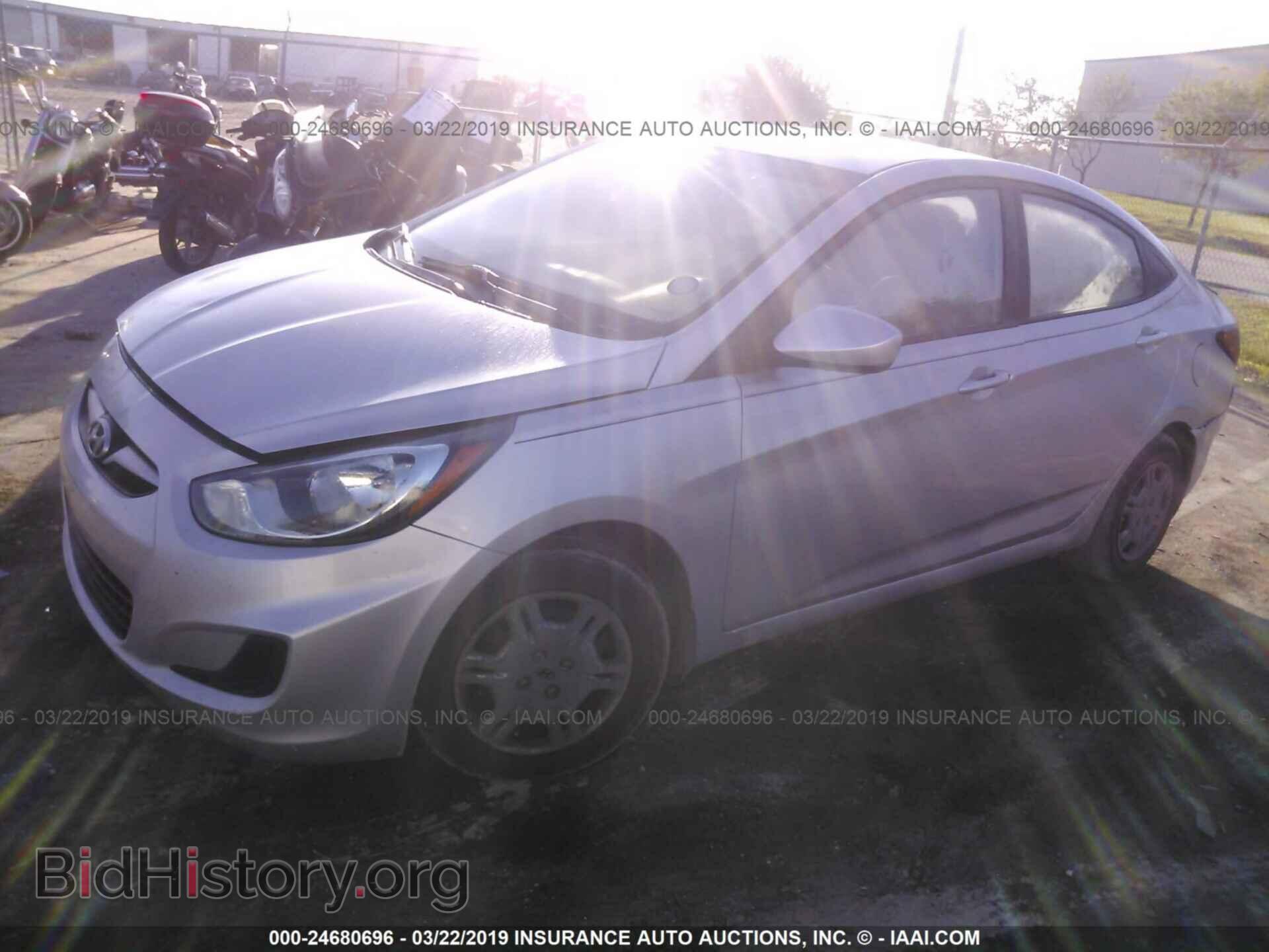 2012 HYUNDAI ACCENT - VIN: KMHCT4AE4CU184583 - Фото 2