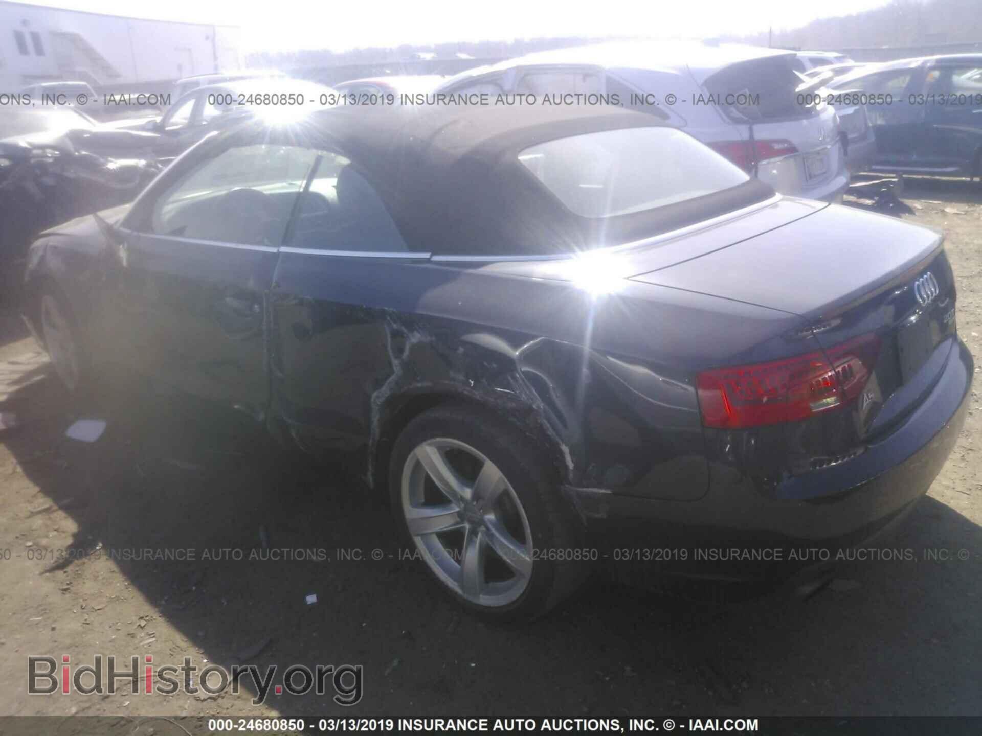 2013 AUDI A5 - VIN: WAULFAFH6DN008236 - Фото 3