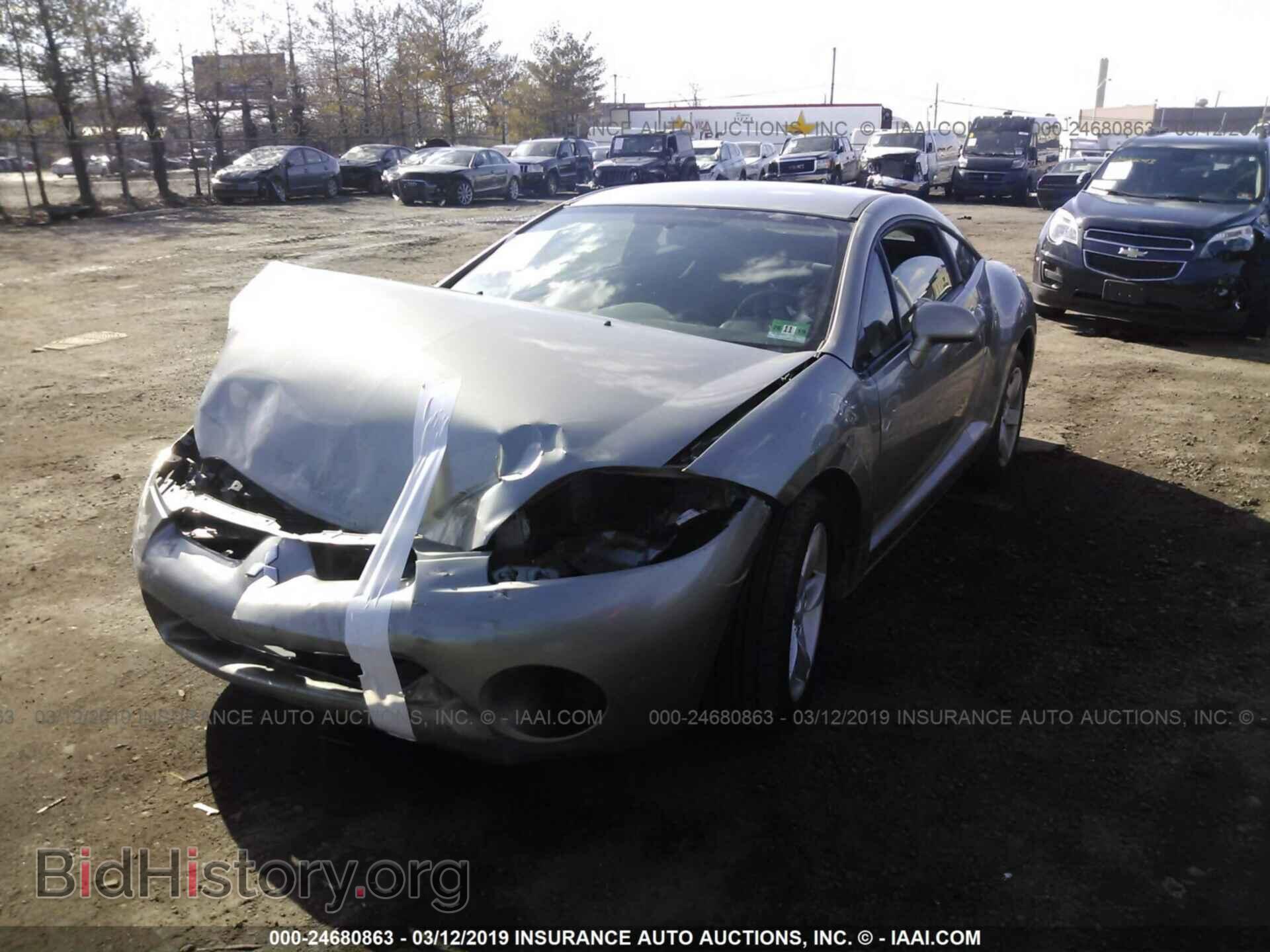 2008 MITSUBISHI ECLIPSE - VIN: 4A3AK24F28E037376 - Фото 2