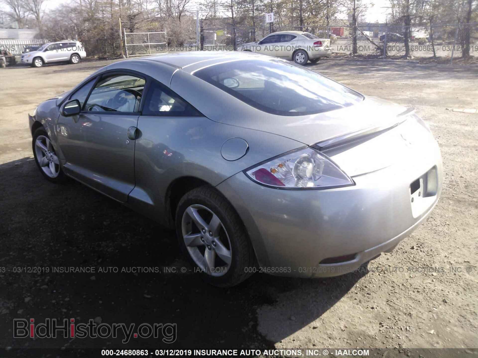 2008 MITSUBISHI ECLIPSE - VIN: 4A3AK24F28E037376 - Фото 3