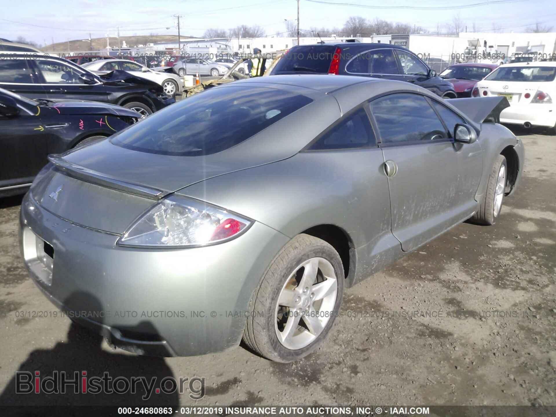 2008 MITSUBISHI ECLIPSE - VIN: 4A3AK24F28E037376 - Фото 4