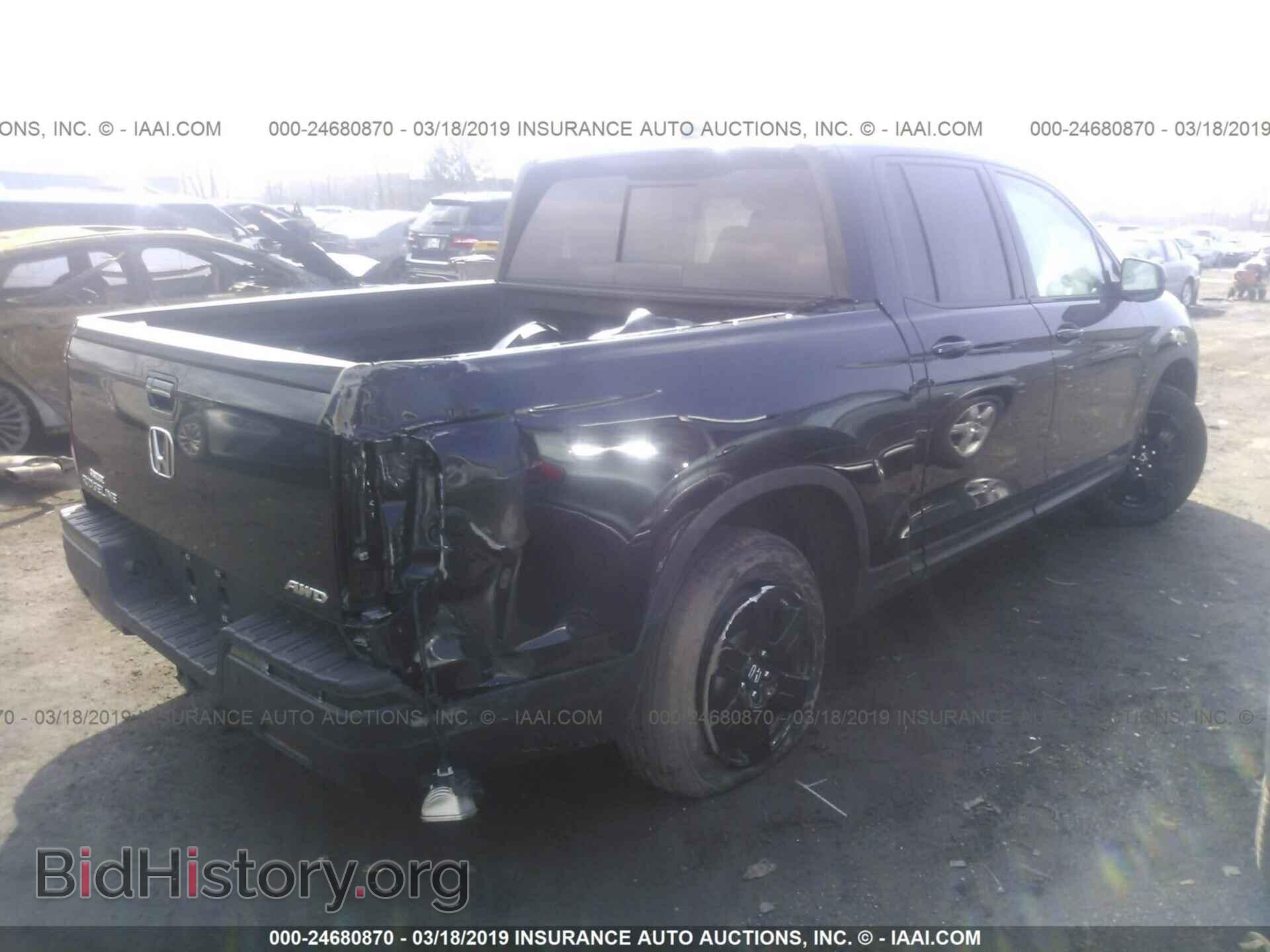 2017 HONDA RIDGELINE - VIN: 5FPYK3F84HB015763 - Фото 4