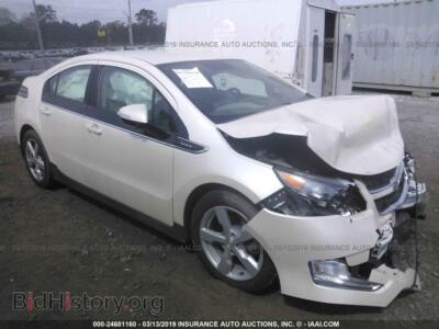 2014 Chevrolet VOLT, white — VIN 1G1RD6E4XEU164357, IAAI