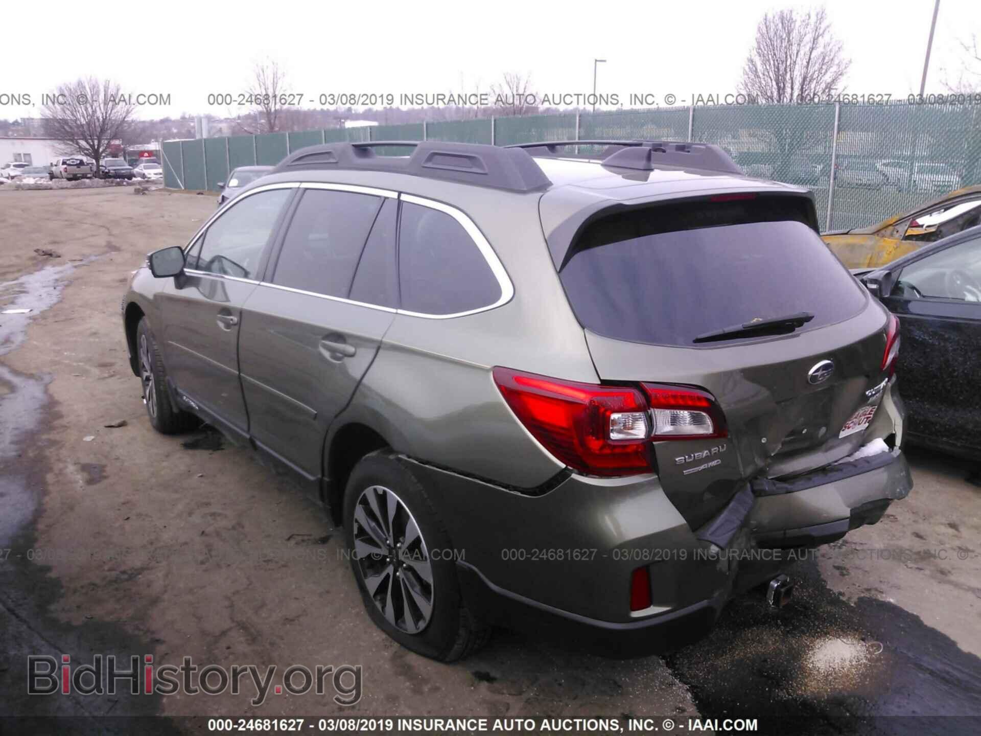 2016 SUBARU OUTBACK - VIN: 4S4BSANC3G3317397 - Photo 3