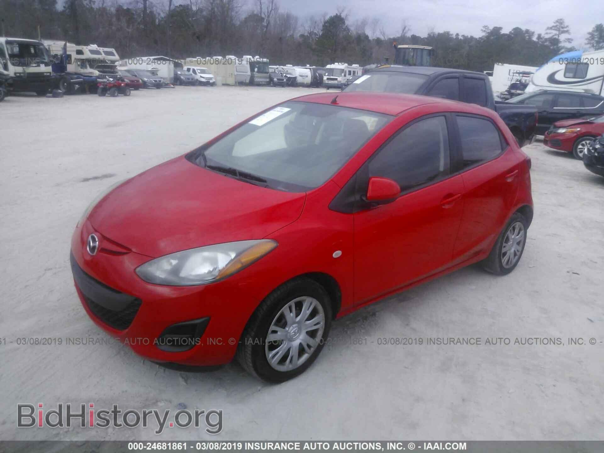 2014 MAZDA MAZDA2 - VIN: JM1DE1KY0E0179479 - Фото 2