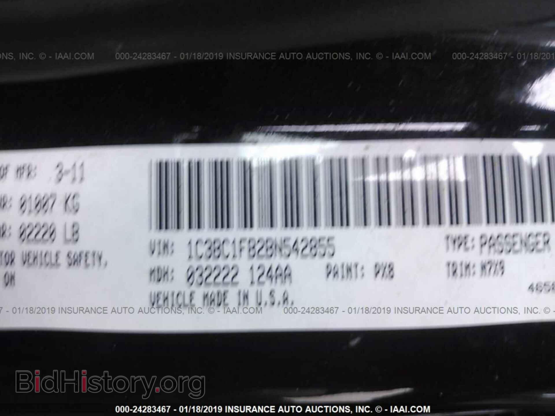 2011 CHRYSLER 200 - VIN: 1C3BC1FB2BN542855 - Photo 9