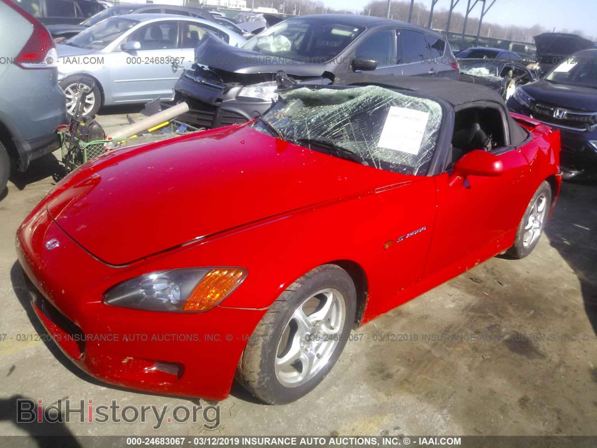 2001 HONDA S2000 - VIN: JHMAP11431T005506 - Фото 2