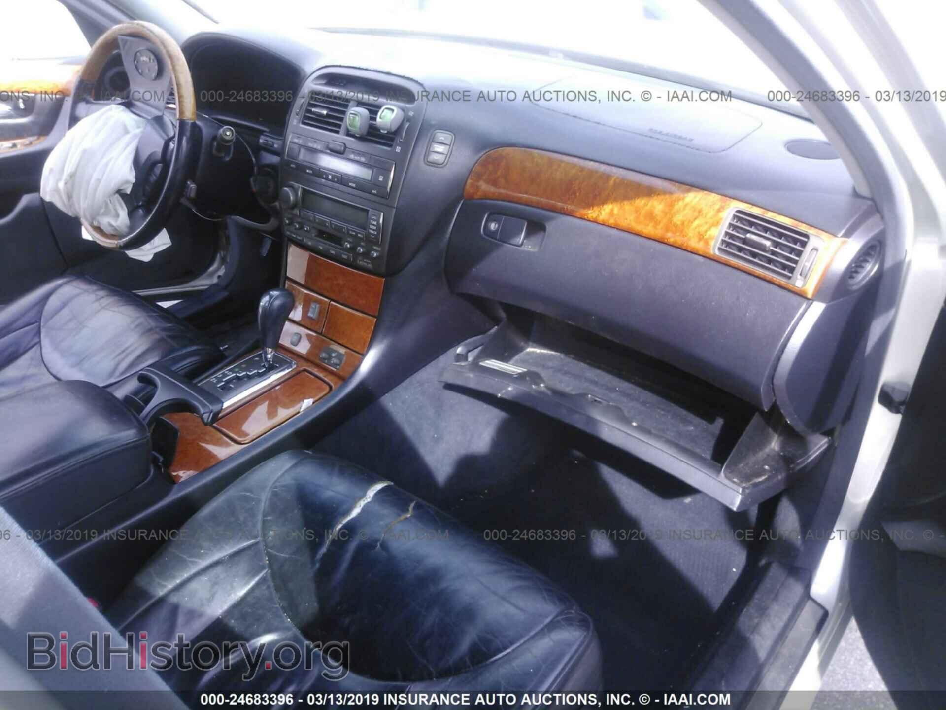 2002 LEXUS LS - VIN: JTHBN30F620073052 - Фото 5