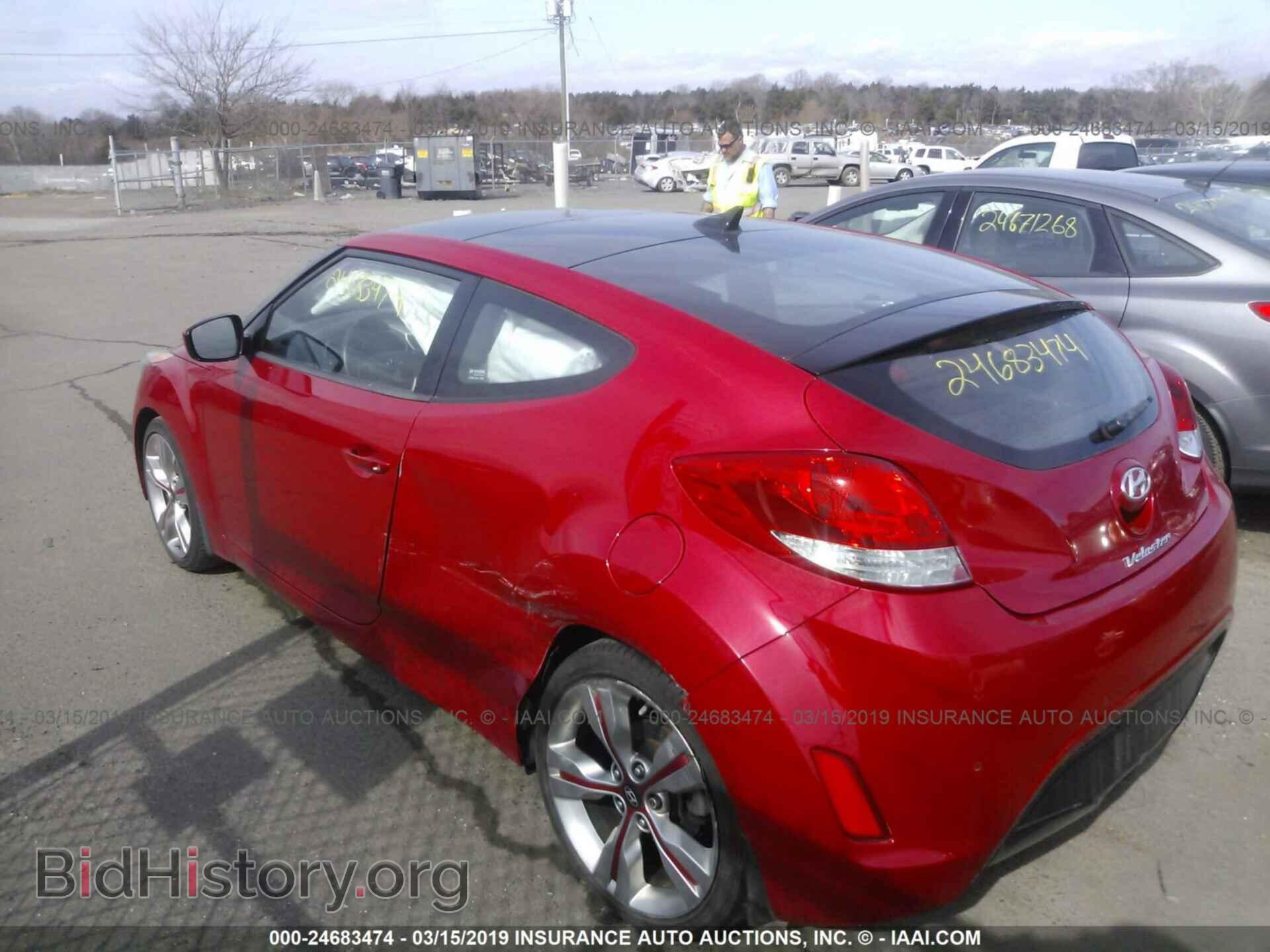 2012 HYUNDAI VELOSTER - VIN: KMHTC6ADXCU036277 - Фото 3