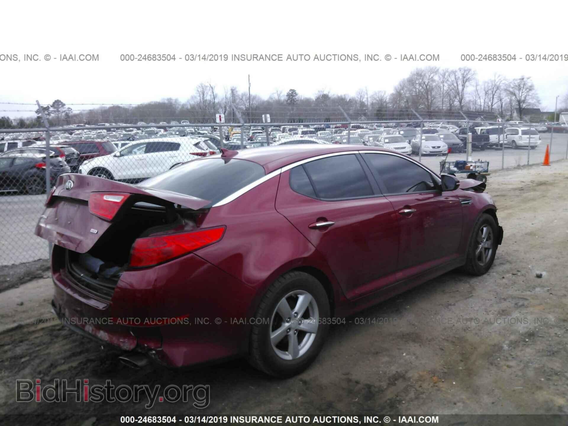 2015 KIA OPTIMA - VIN: 5XXGM4A73FG485425 - Фото 4