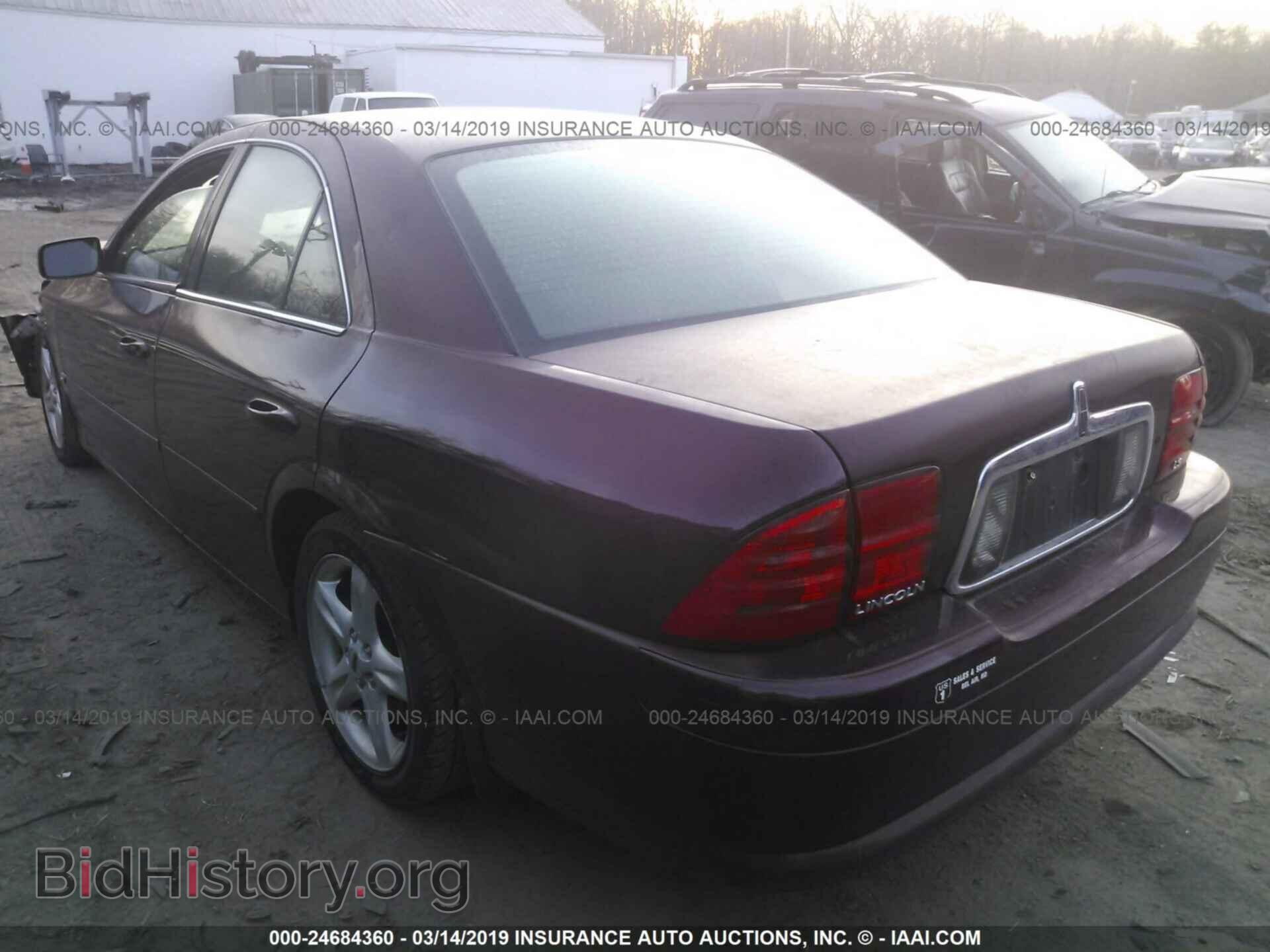 2000 LINCOLN LS - VIN: 1LNHM86S4YY910452 - Фото 3
