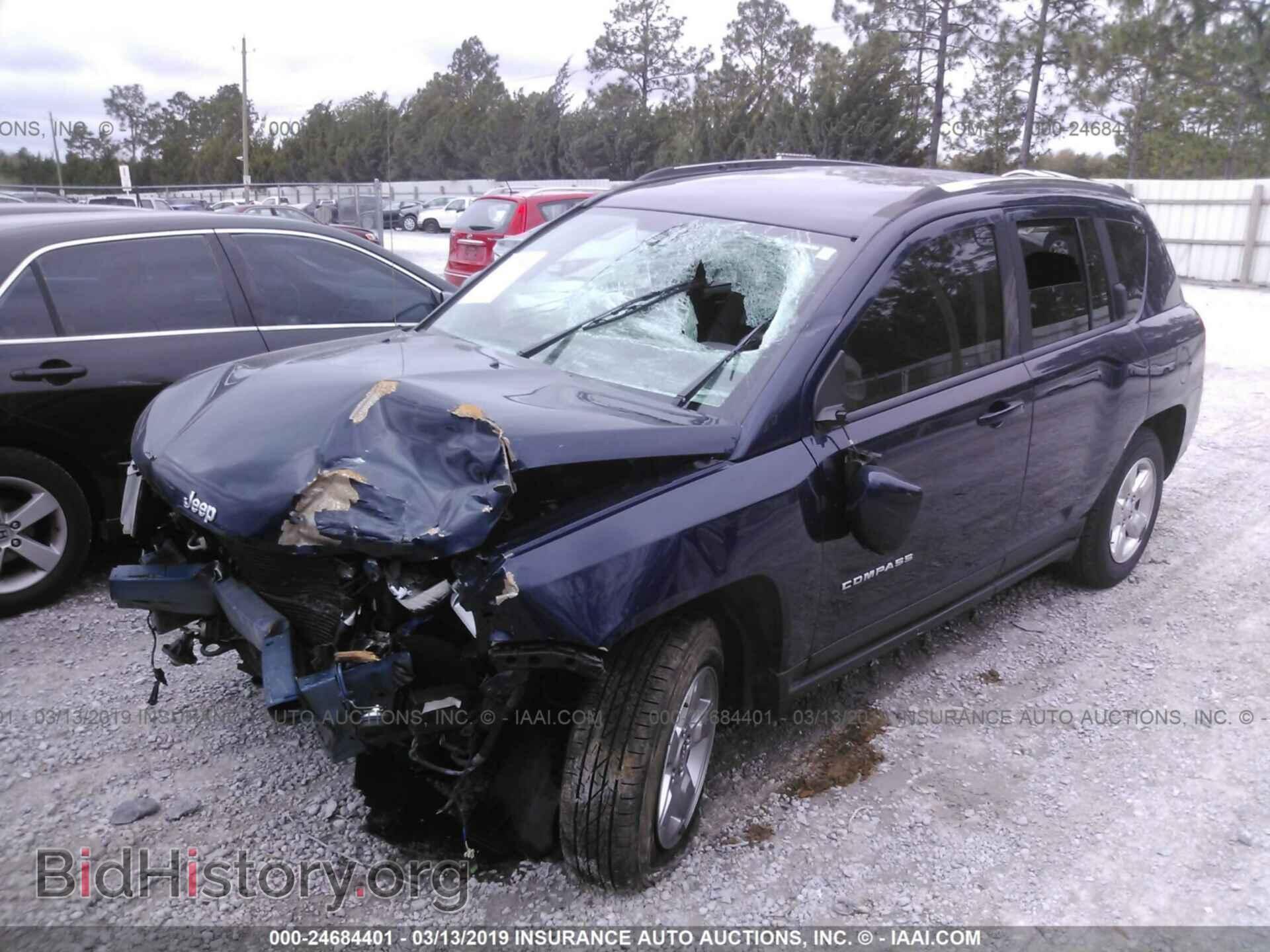 2014 JEEP COMPASS - VIN: 1C4NJCEA1ED627182 - Фото 2
