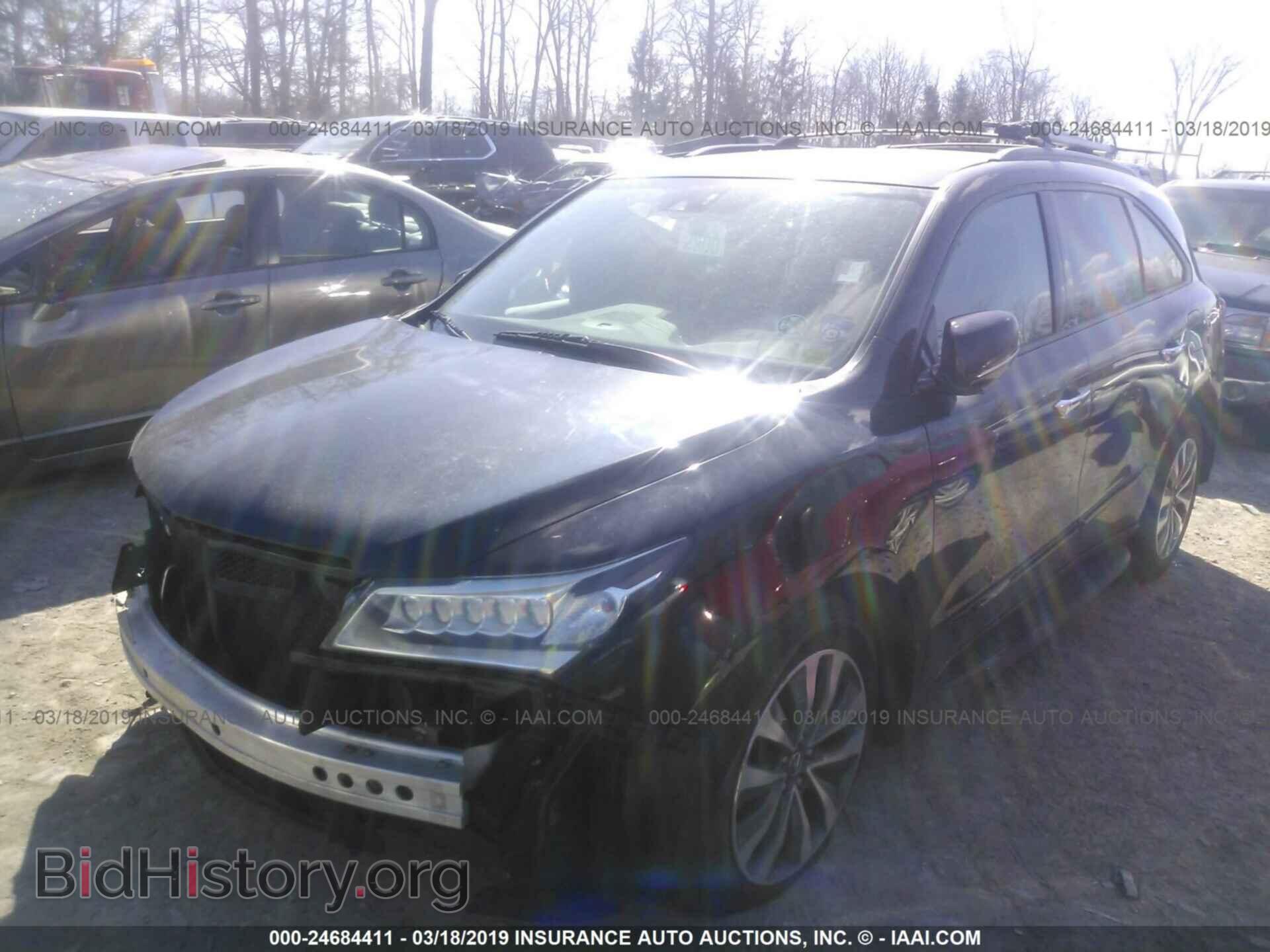2014 ACURA MDX - VIN: 5FRYD4H40EB008015 - Фото 2