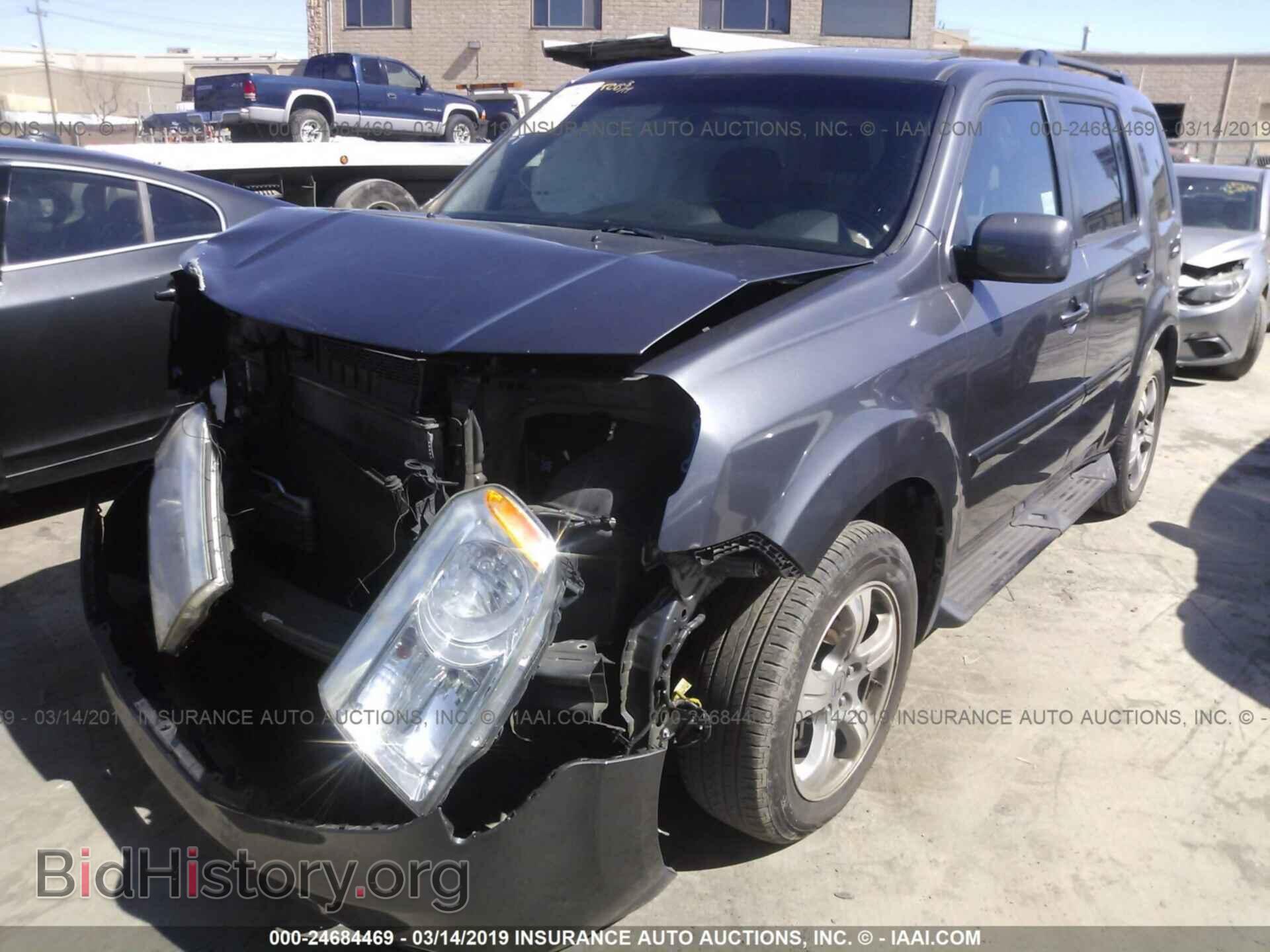 2013 HONDA PILOT - VIN: 5FNYF4H58DB008993 - Фото 2