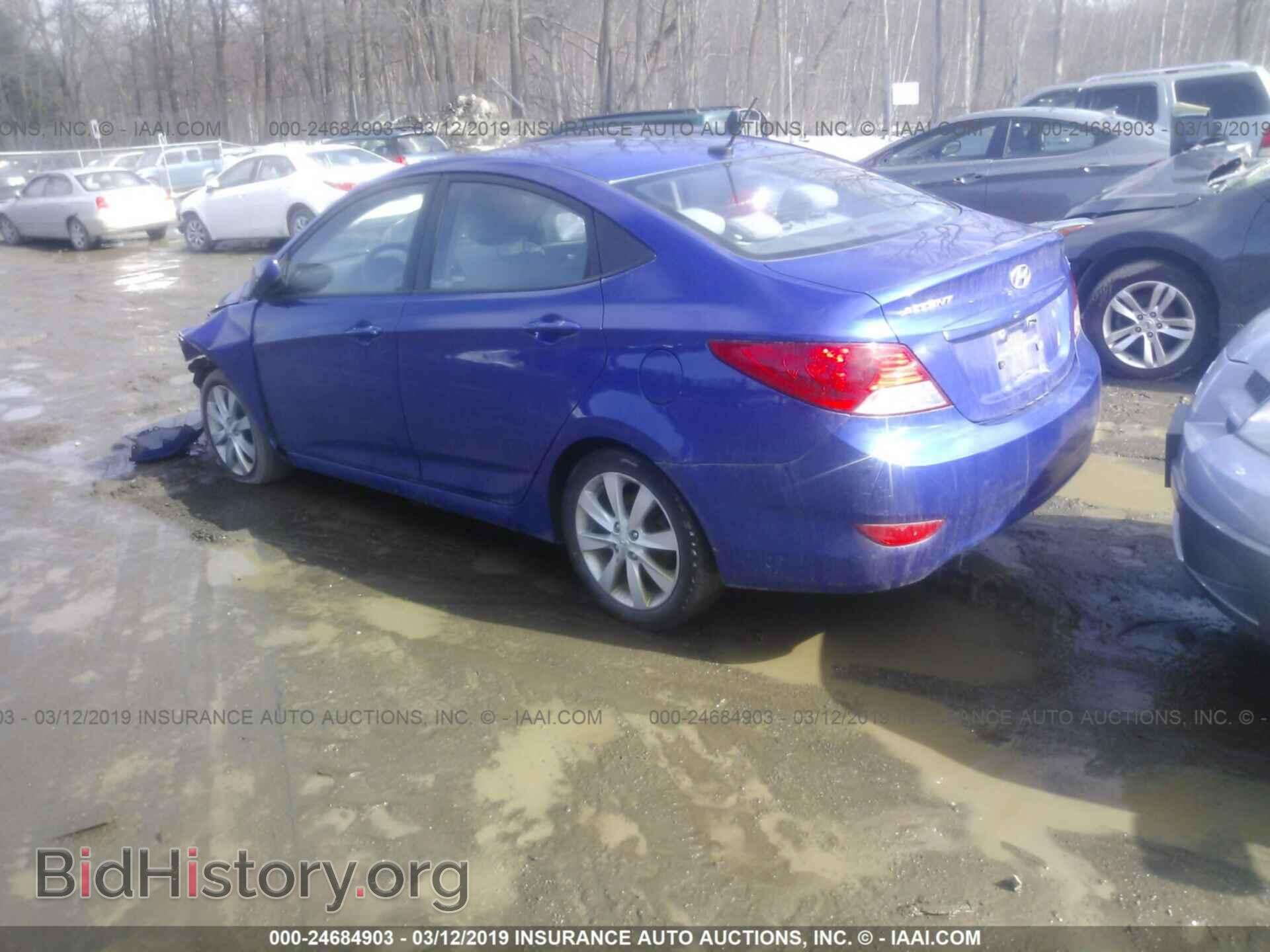 2012 HYUNDAI ACCENT - VIN: KMHCU4AE8CU211877 - Фото 3
