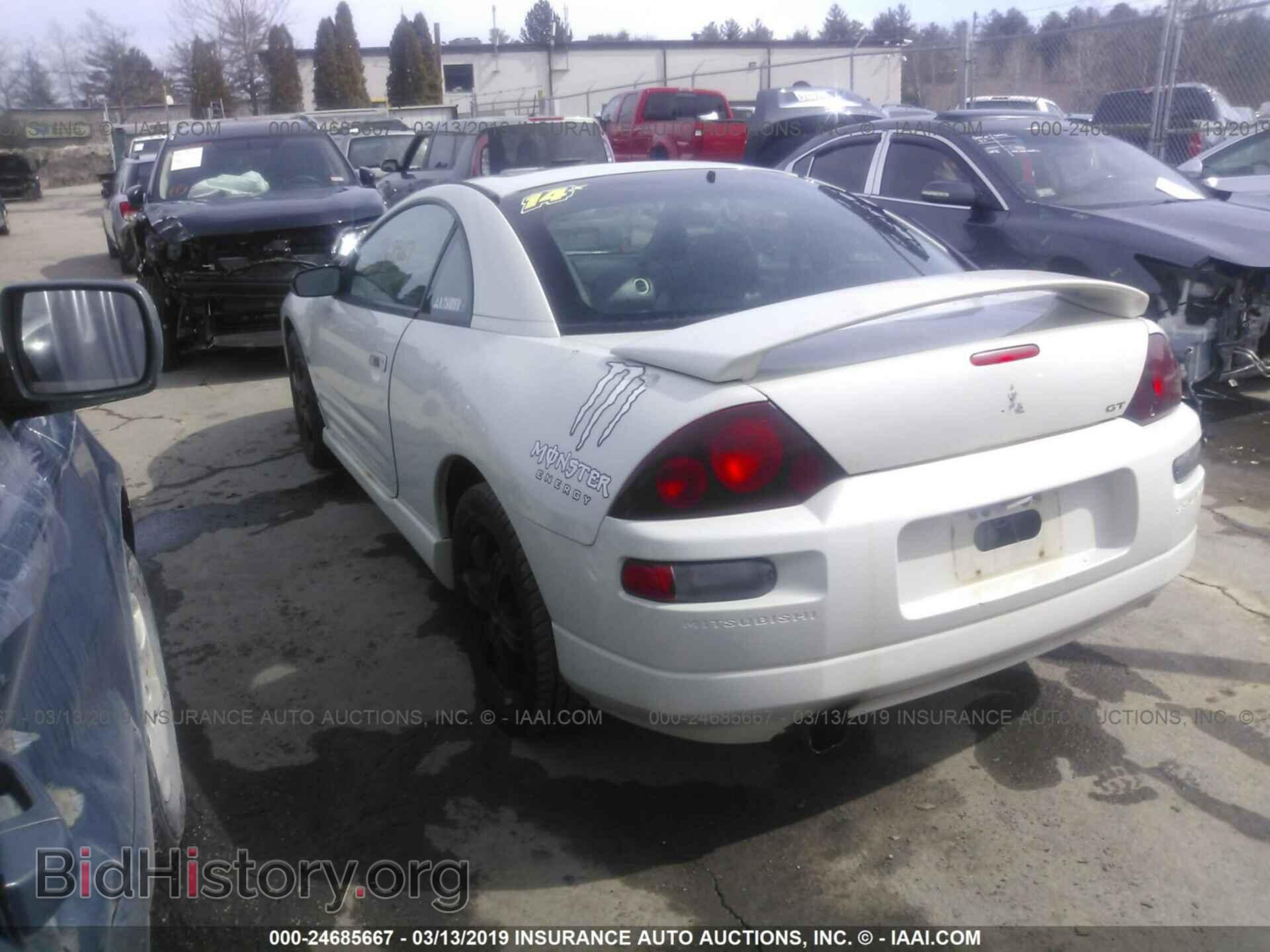 2001 MITSUBISHI ECLIPSE - VIN: 4A3AC54H81E042393 - Фото 3