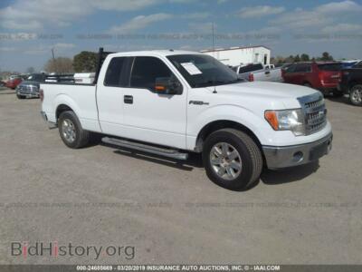 2013 Ford F150 SUPER CAB, white — VIN 1FTFX1CF2DFA53751, IAAI