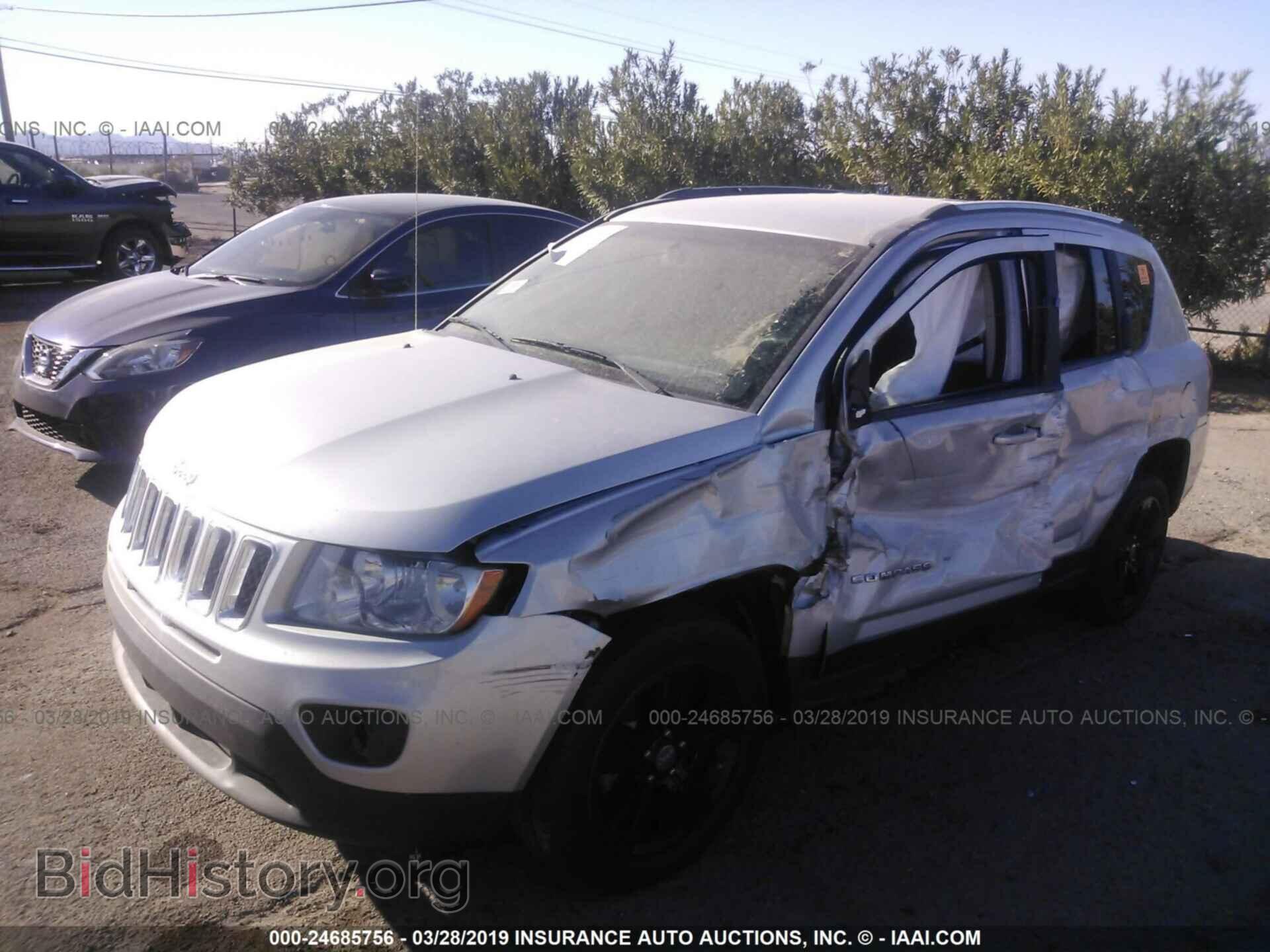 2012 JEEP COMPASS - VIN: 1C4NJDBB4CD676747 - Фото 2