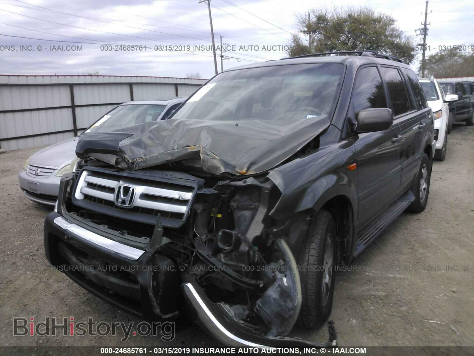 2006 HONDA PILOT - VIN: 5FNYF18786B008897 - Фото 2