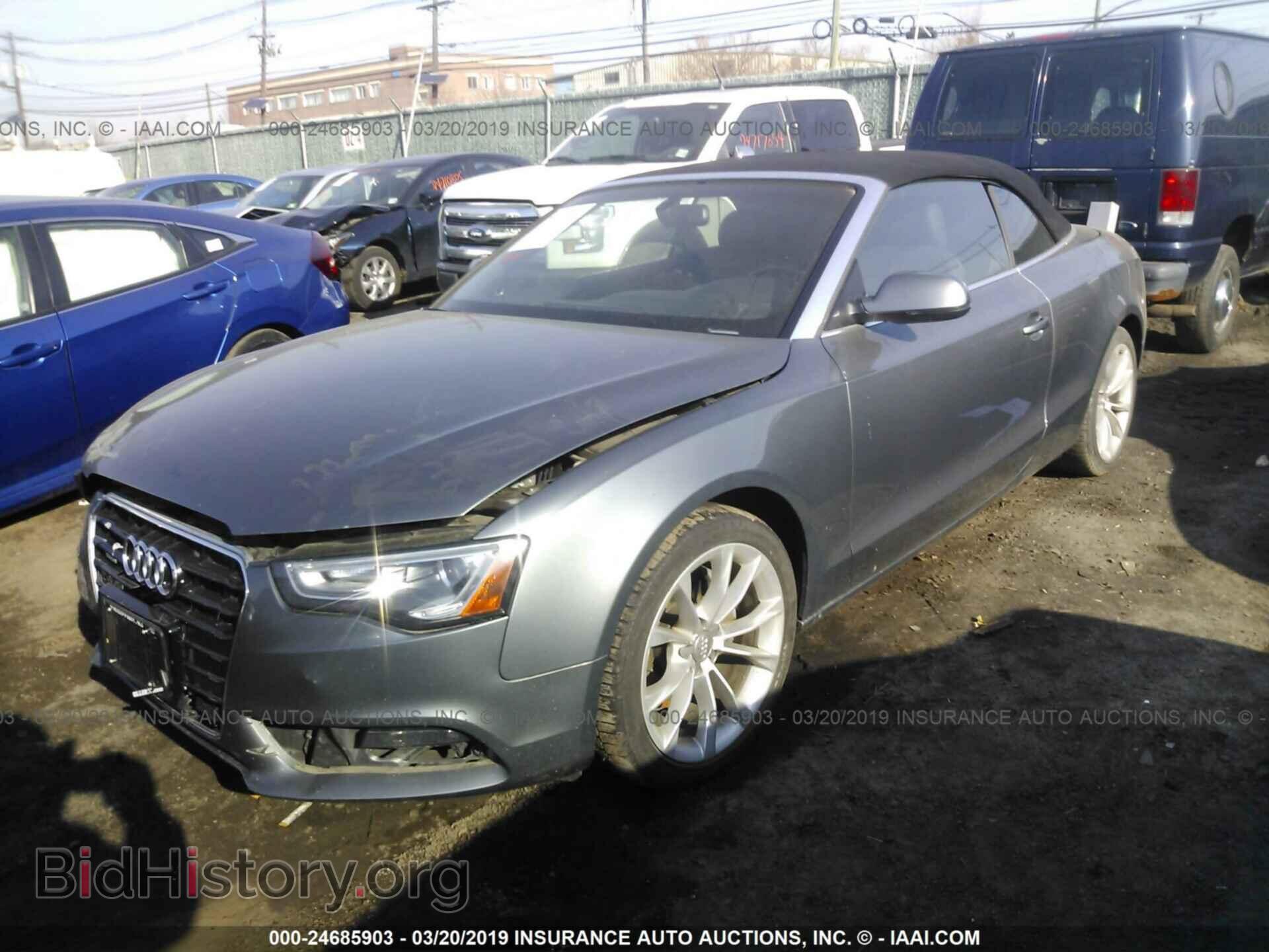 2014 AUDI A5 - VIN: WAULFAFH3EN004677 - Фото 2