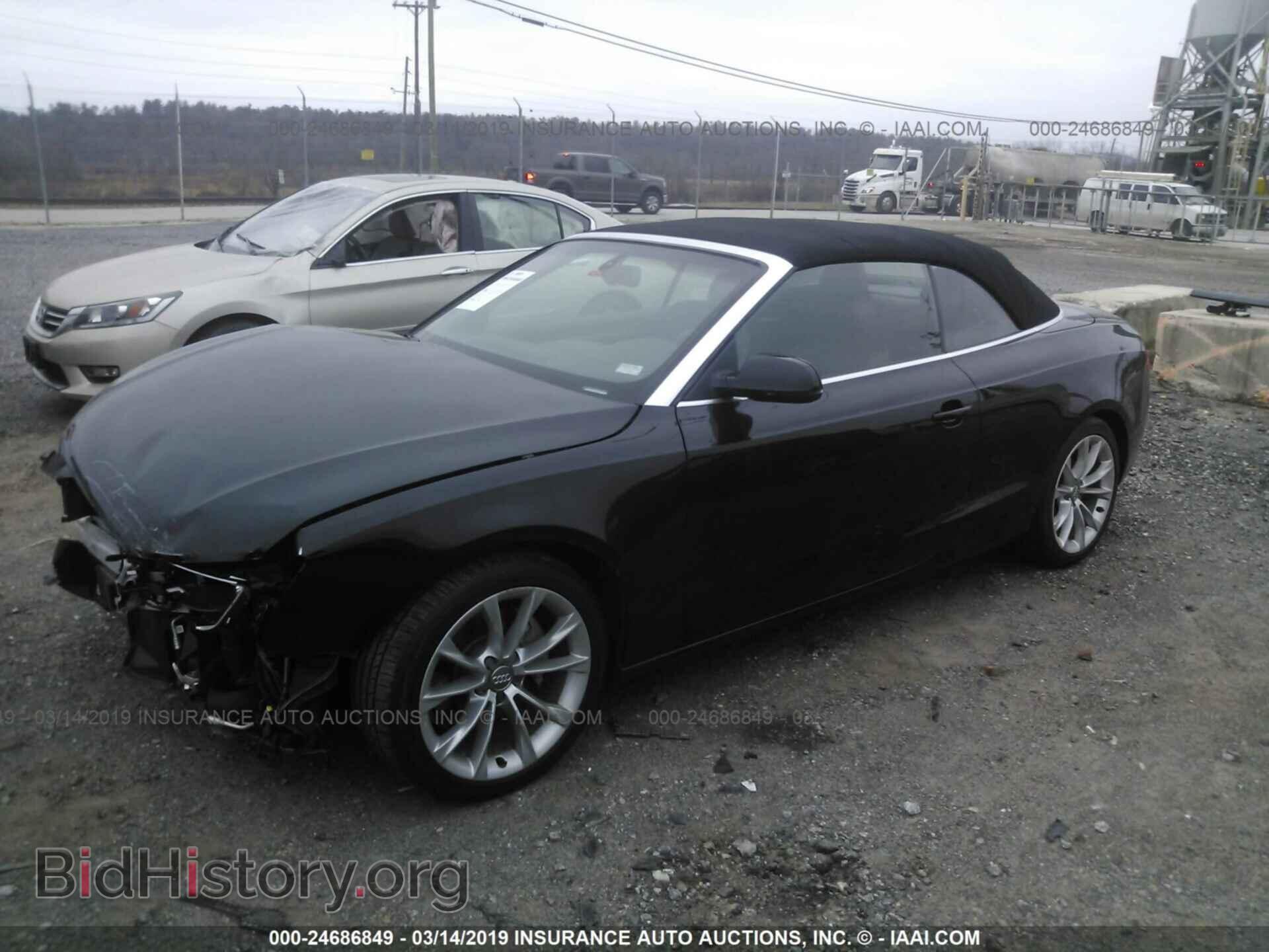 2013 AUDI A5 - VIN: WAUCFAFH5DN016196 - Фото 2