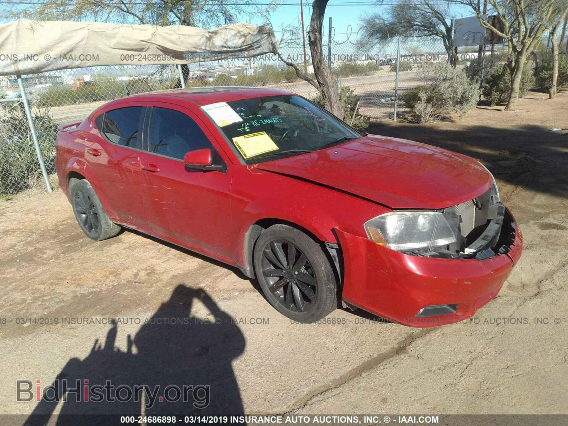 Photo 1C3CDZCB6DN682754 - DODGE AVENGER 2013