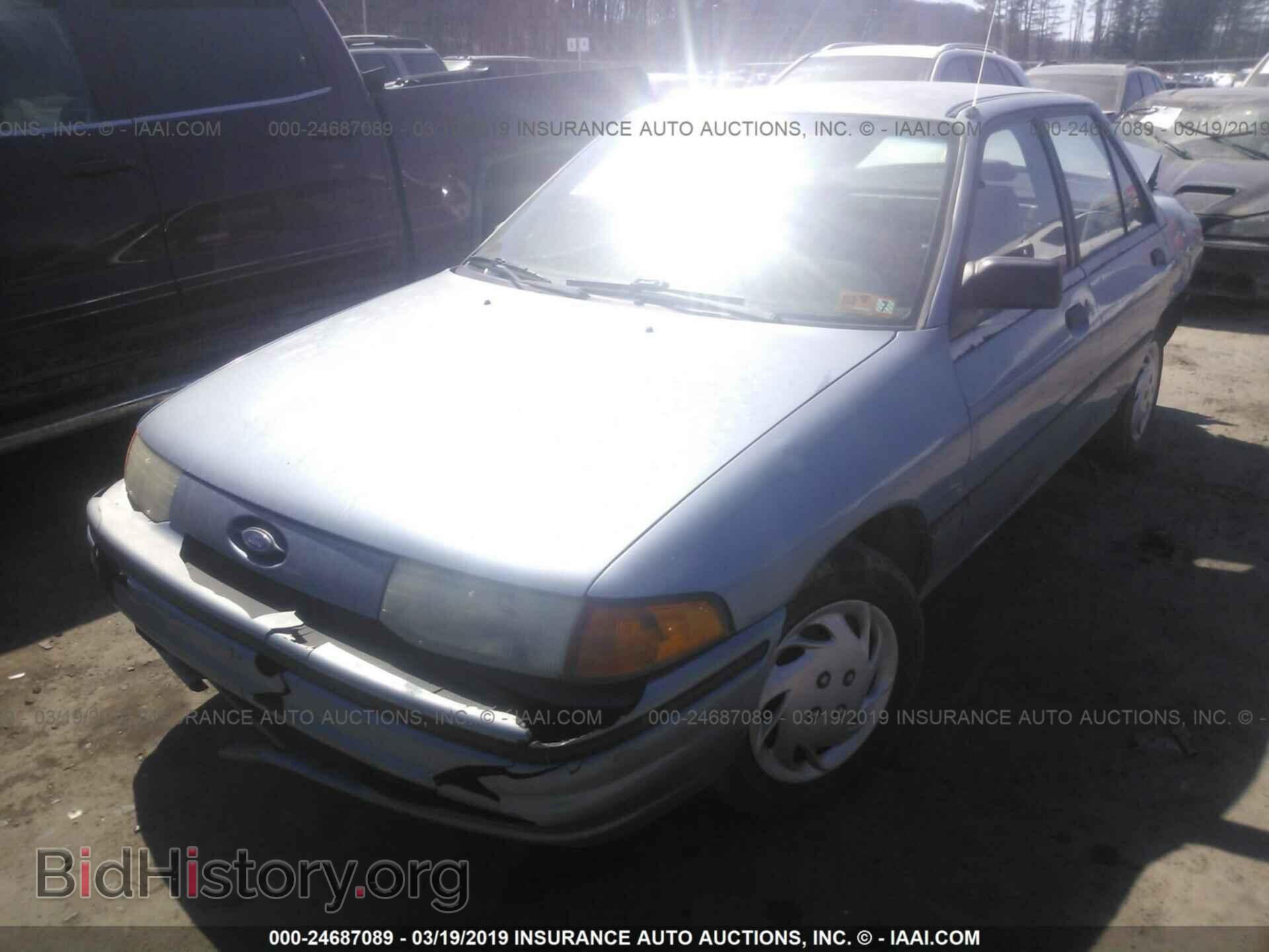 1992 FORD ESCORT - VIN: 3FAPP13JXNR104058 - Фото 2