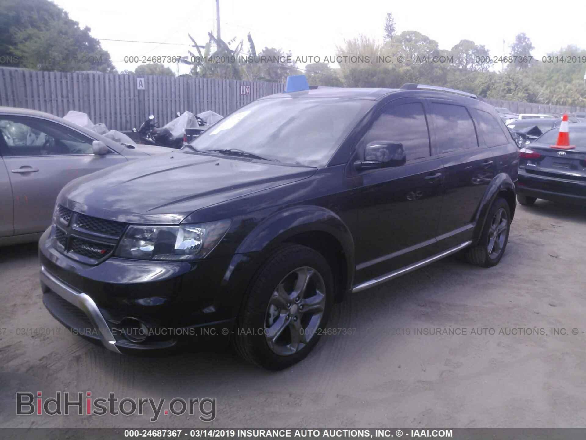 2015 DODGE JOURNEY - VIN: 3C4PDCGGXFT622933 - Фото 2