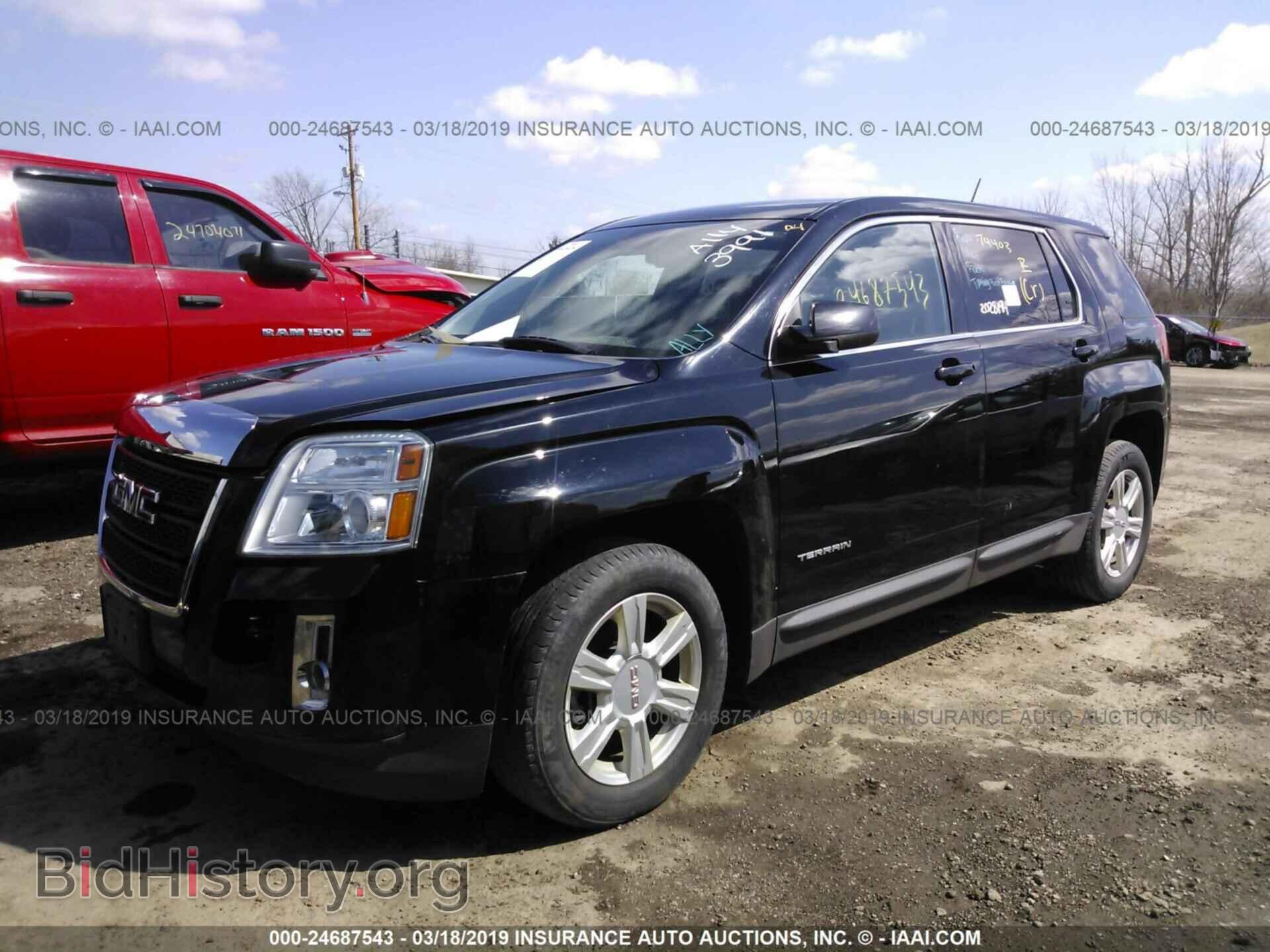 2014 GMC TERRAIN - VIN: 2GKALMEK2E6343991 - Фото 2