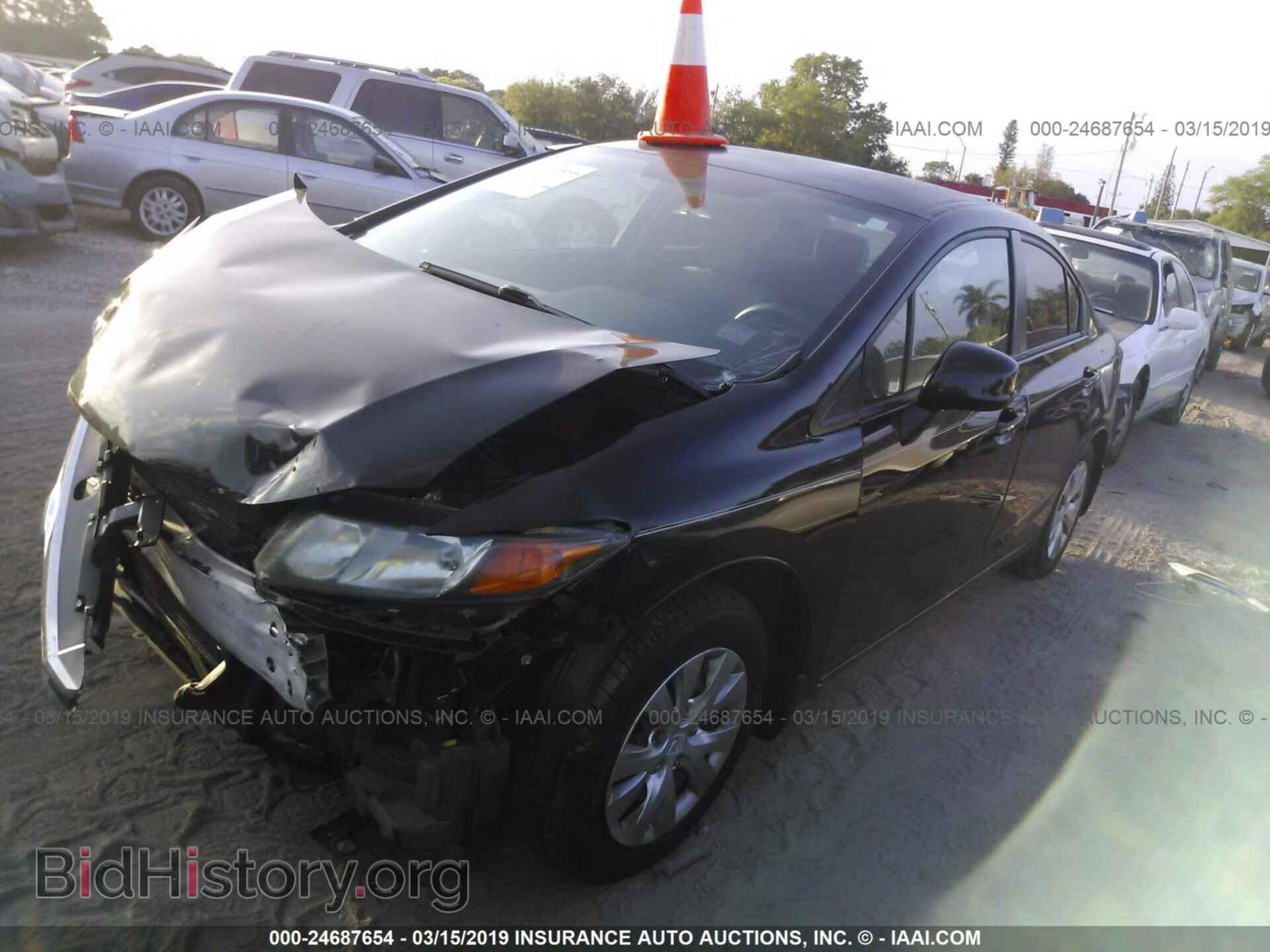 2012 HONDA CIVIC - VIN: 19XFB2F50CE014804 - Фото 2