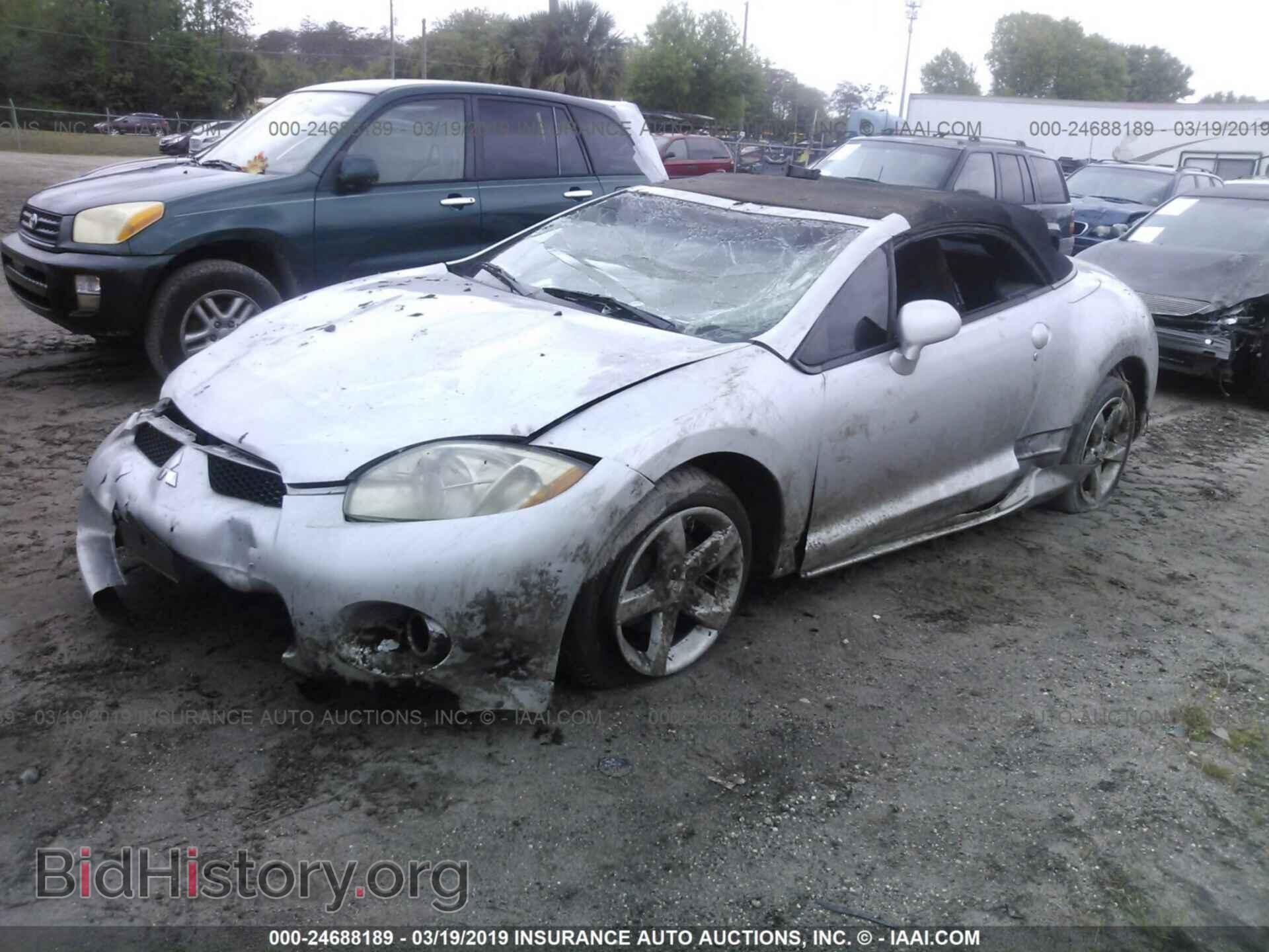 2007 MITSUBISHI ECLIPSE - VIN: 4A3AL25F97E007821 - Photo 2
