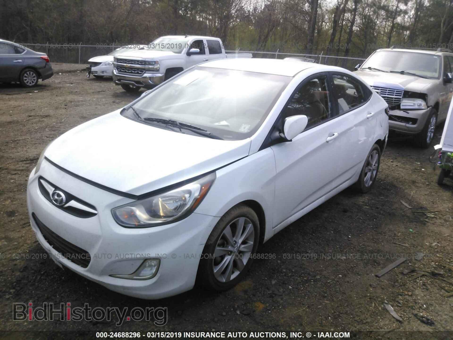 2012 HYUNDAI ACCENT - VIN: KMHCU4AEXCU070097 - Фото 2
