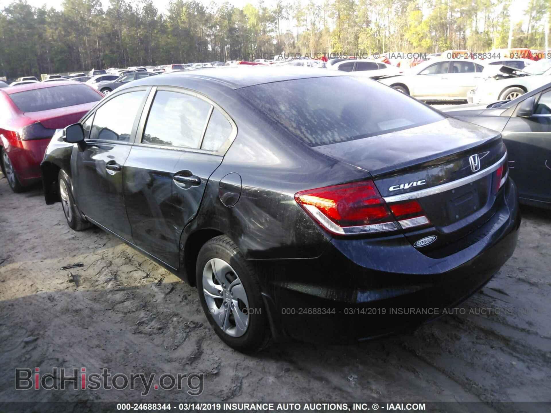 2013 HONDA CIVIC - VIN: 19XFB2F56DE091100 - Фото 3