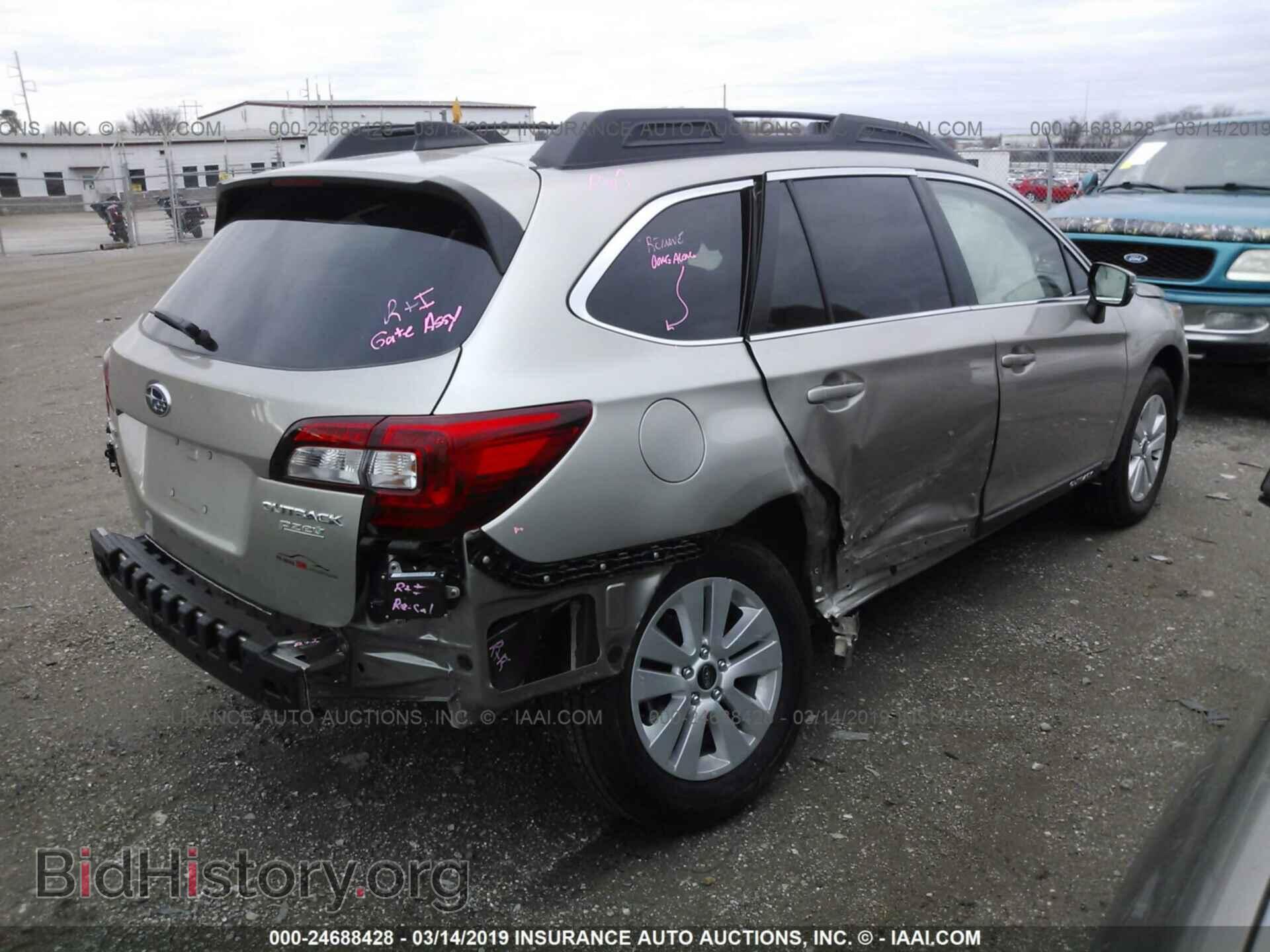 2017 SUBARU OUTBACK - VIN: 4S4BSAFC0H3437206 - Фото 4