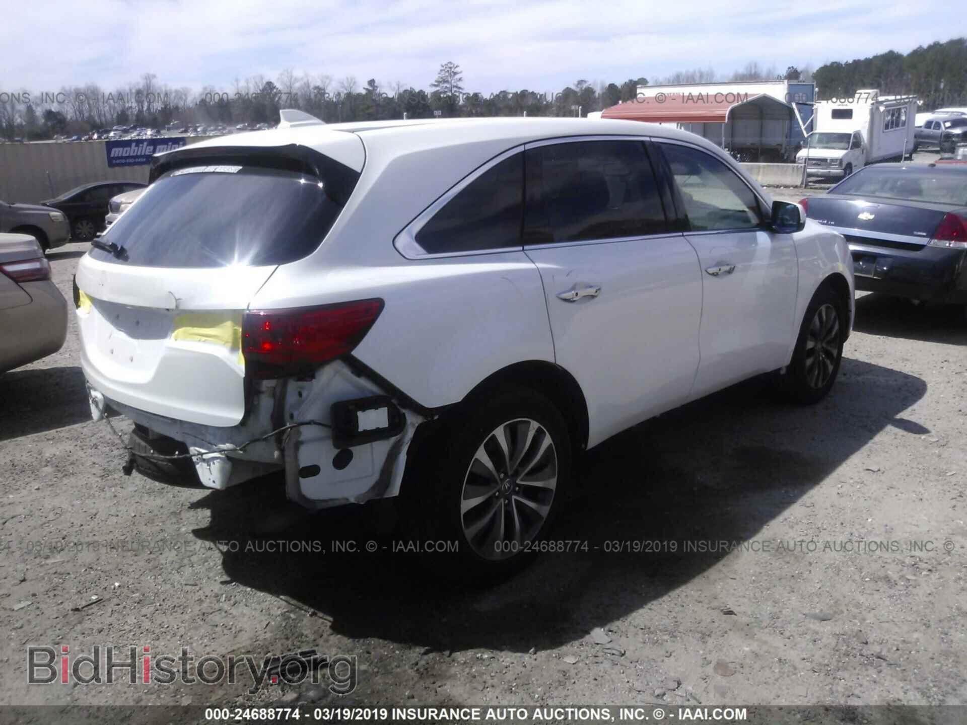 2014 ACURA MDX - VIN: 5FRYD4H44EB037291 - Фото 4