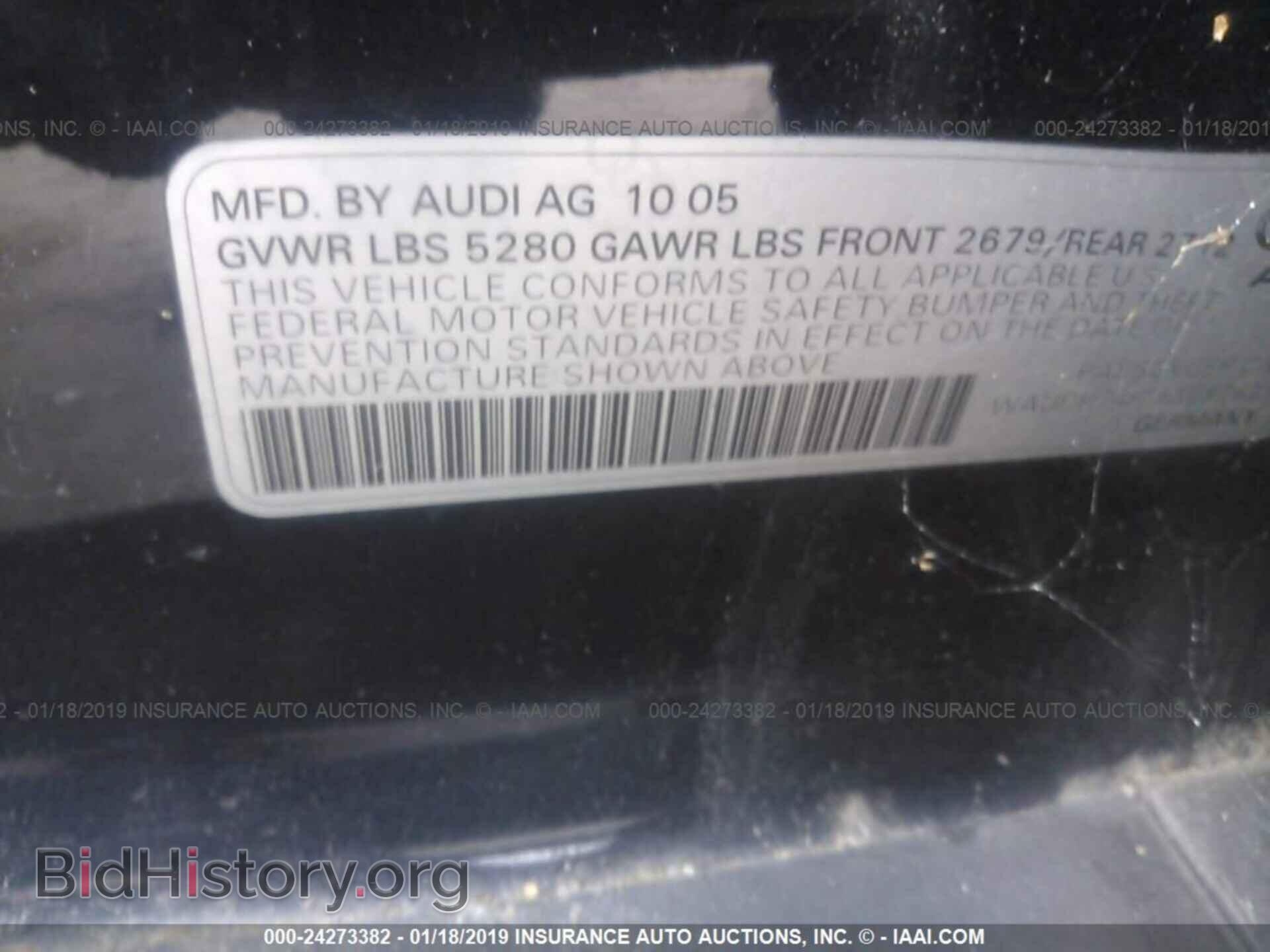 2006 AUDI A6 - VIN: WAUDH74F36N087631 - Фото 9