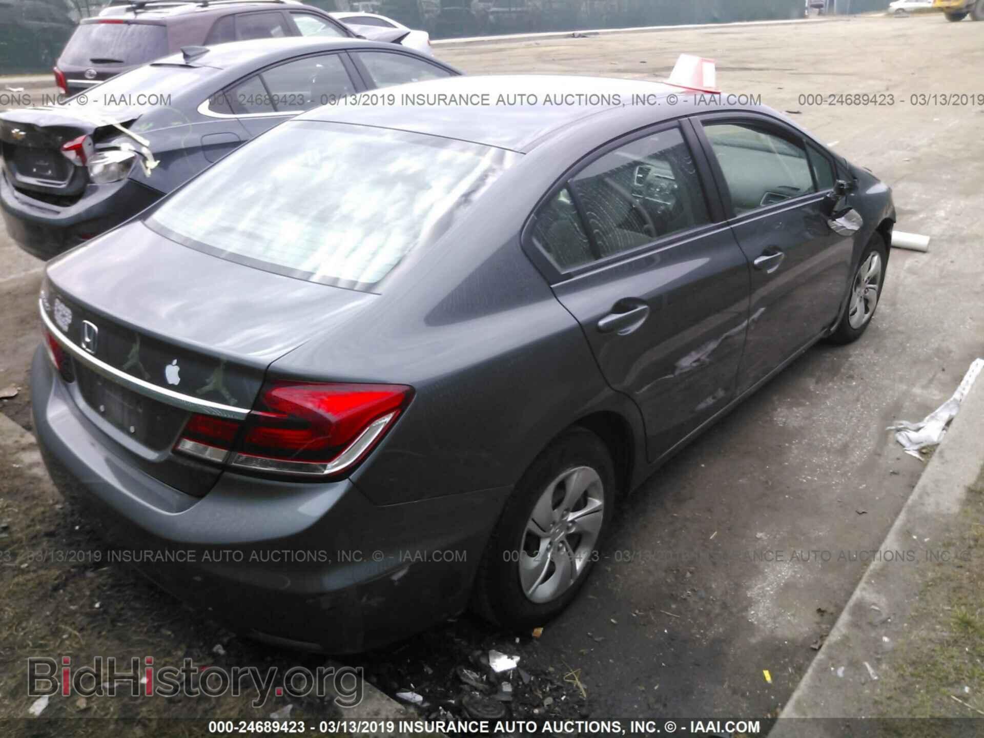 2013 HONDA CIVIC - VIN: 2HGFB2F55DH595160 - Фото 4