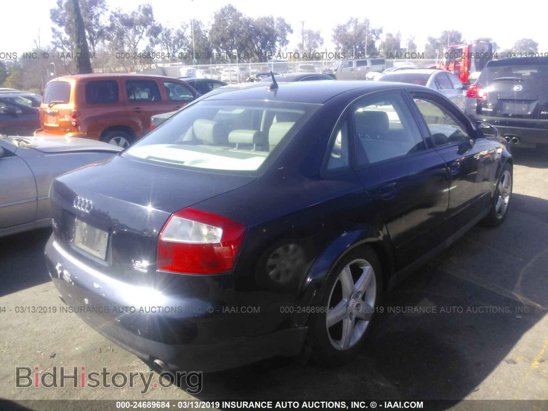 2002 AUDI A4 - VIN: WAULC68E82A284141 - Фото 4