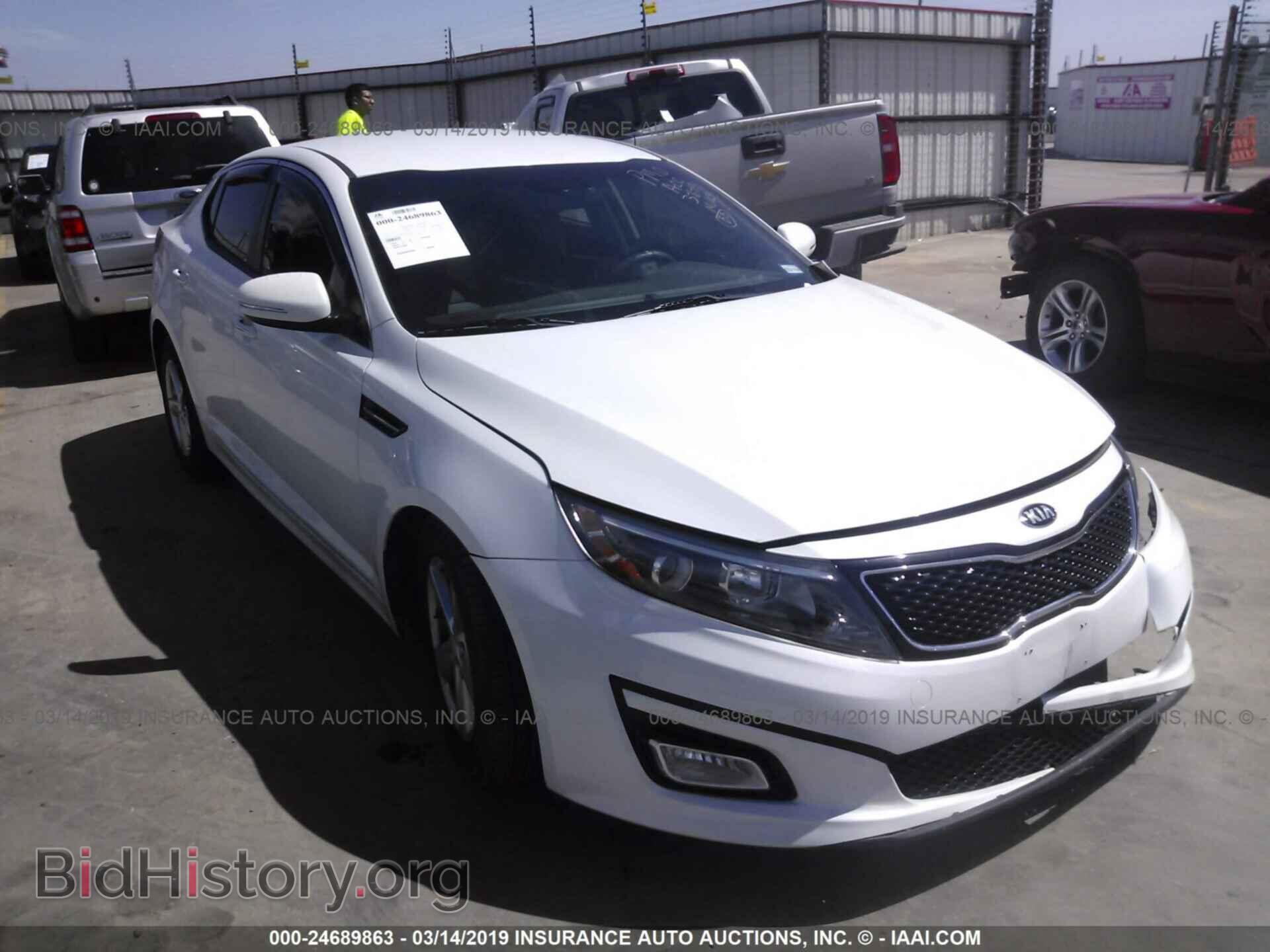Фотография KNAGM4A70F5551009 - KIA OPTIMA 2015