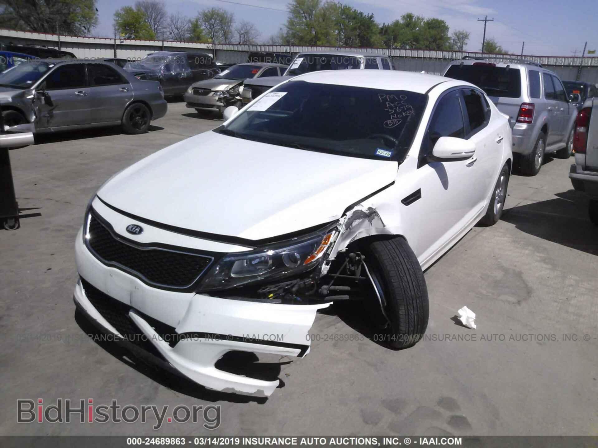 2015 KIA OPTIMA - VIN: KNAGM4A70F5551009 - Photo 2
