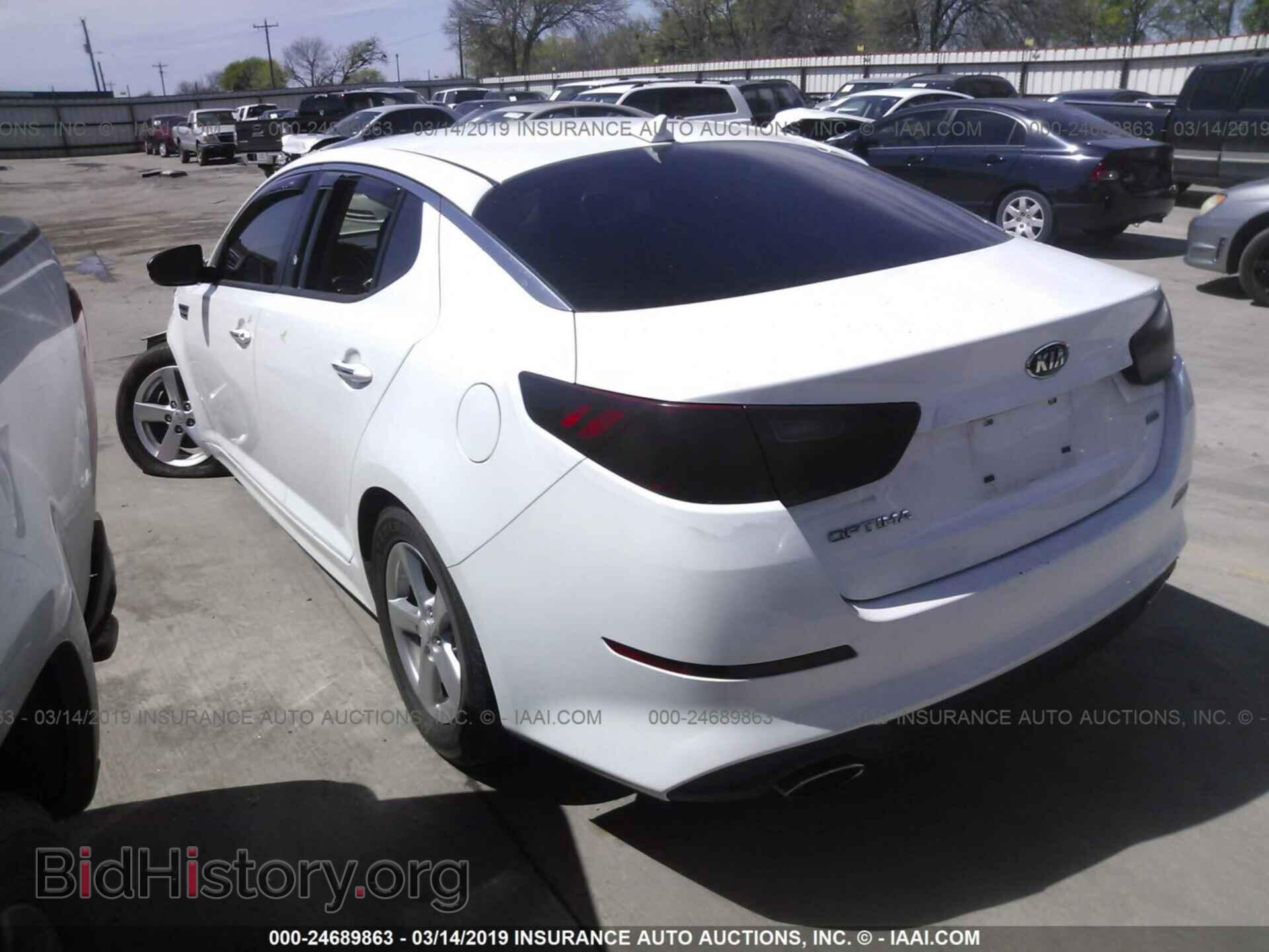 2015 KIA OPTIMA - VIN: KNAGM4A70F5551009 - Photo 3